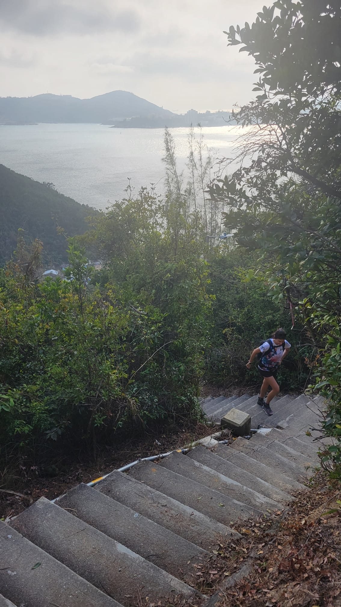 Participants in Weez Walk hike 62km around Hong Kong Island to raise funds for Mind HK and youth mental health. Photo: Alison Drake