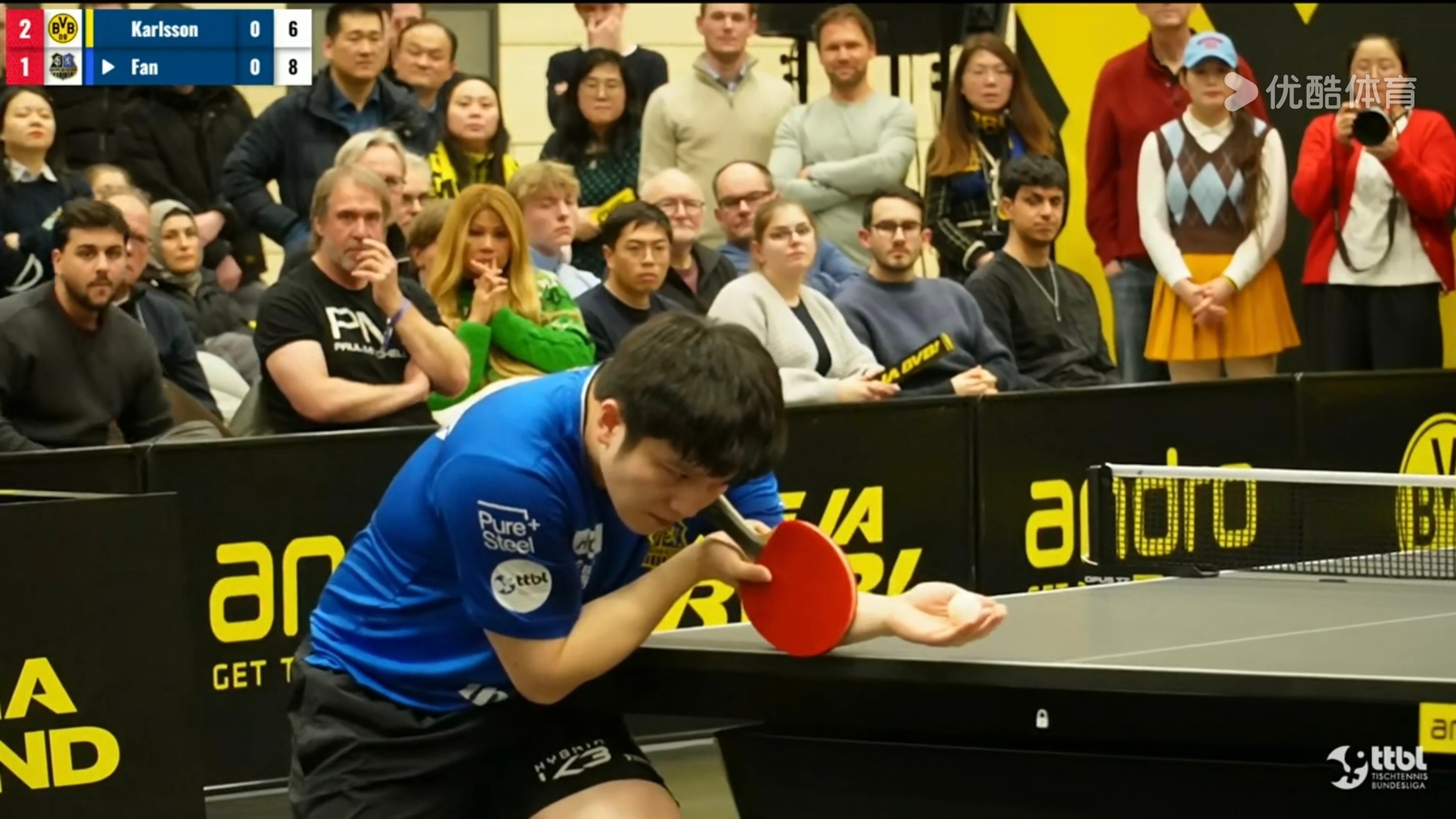 Chinese social media users have hit out at the performances of Fan Zhendong’s teammates after his German club team’s loss in the Bundesliga. Photo: handout