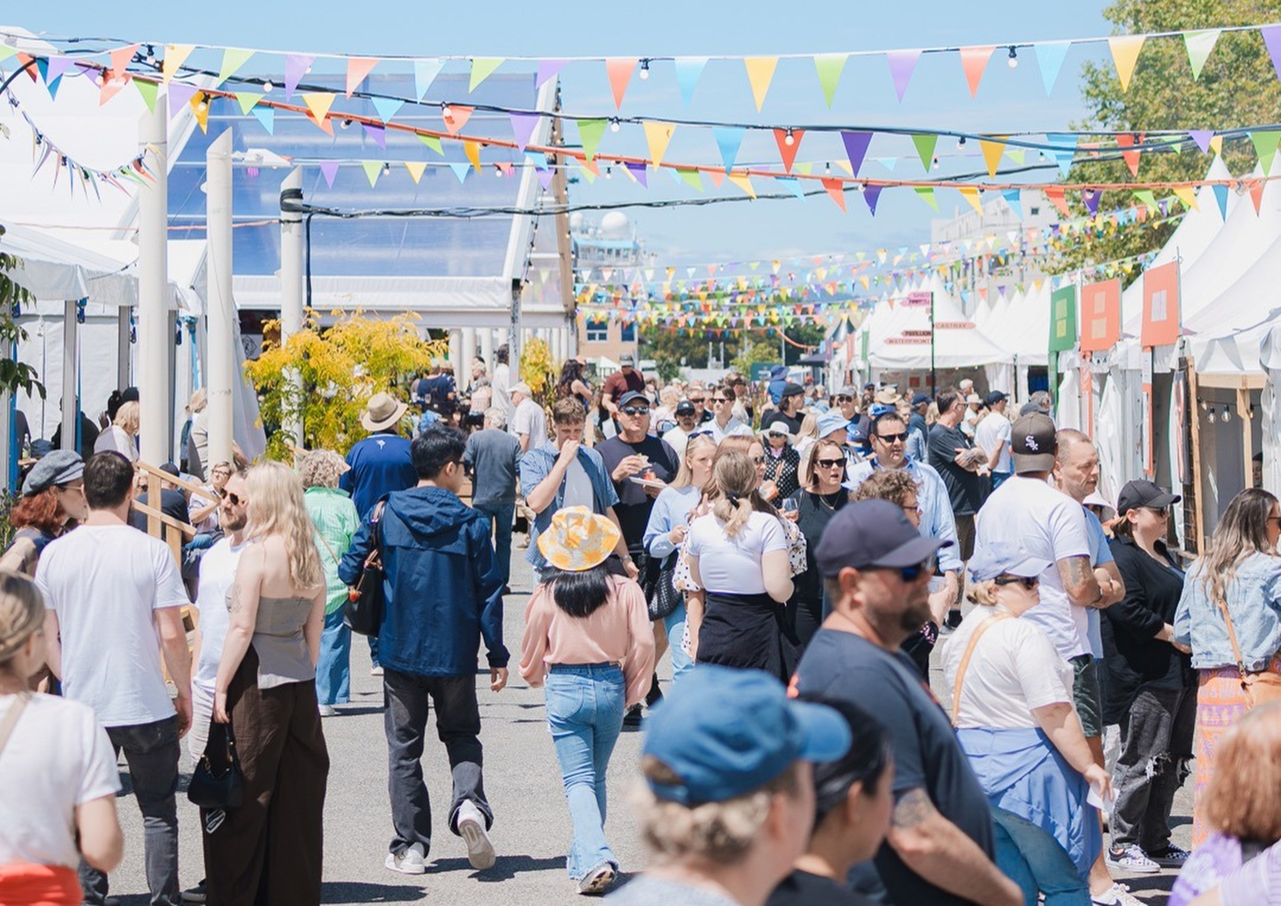 People attend Hobart’s Taste of Summer – a food and music festival held annually on the city’s waterfront during the holiday season in Australia. Photo: Handout