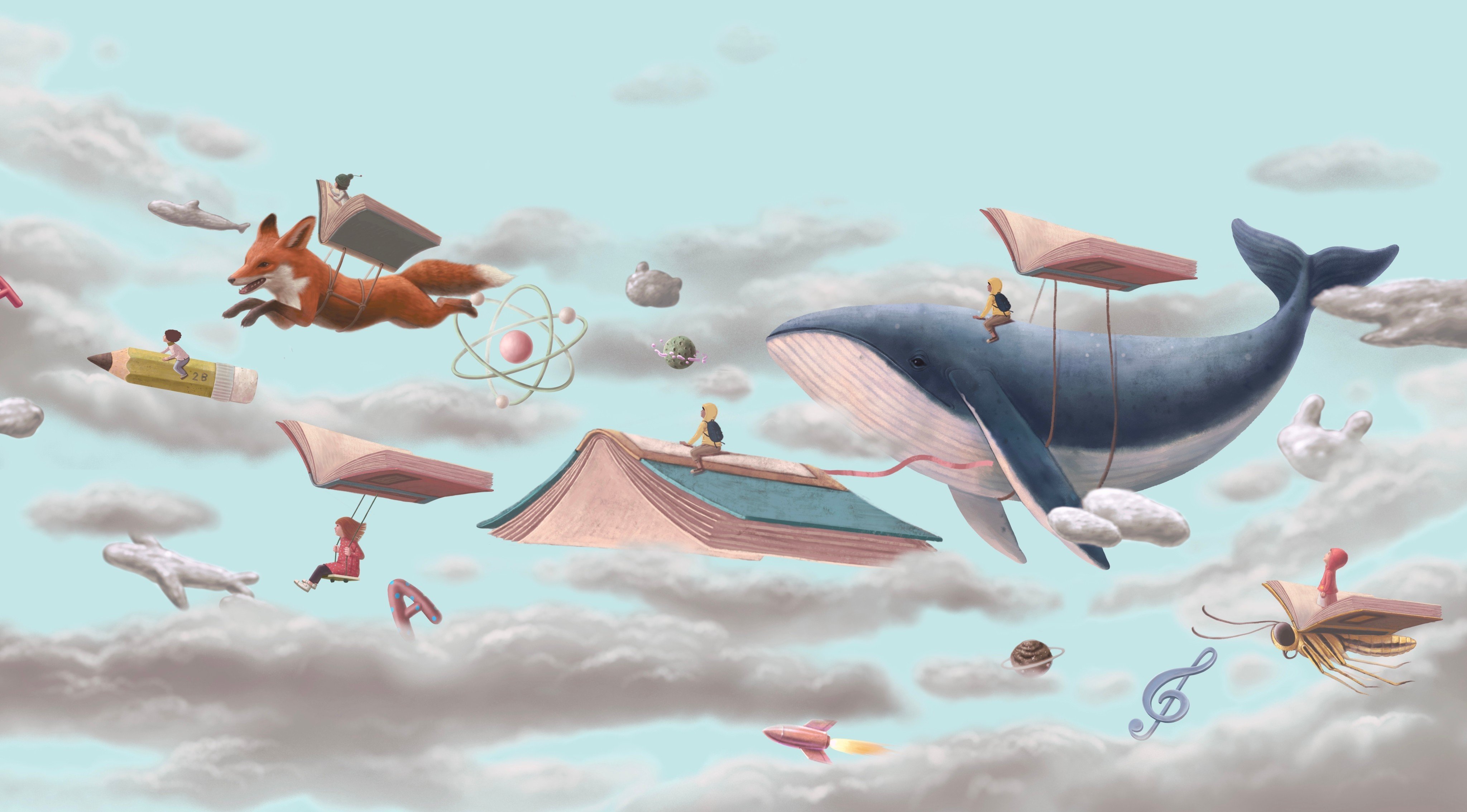 We know you’ve probably never flown with whales, but what other parts of your life would you turn into a book or film? Photo: Shutterstock