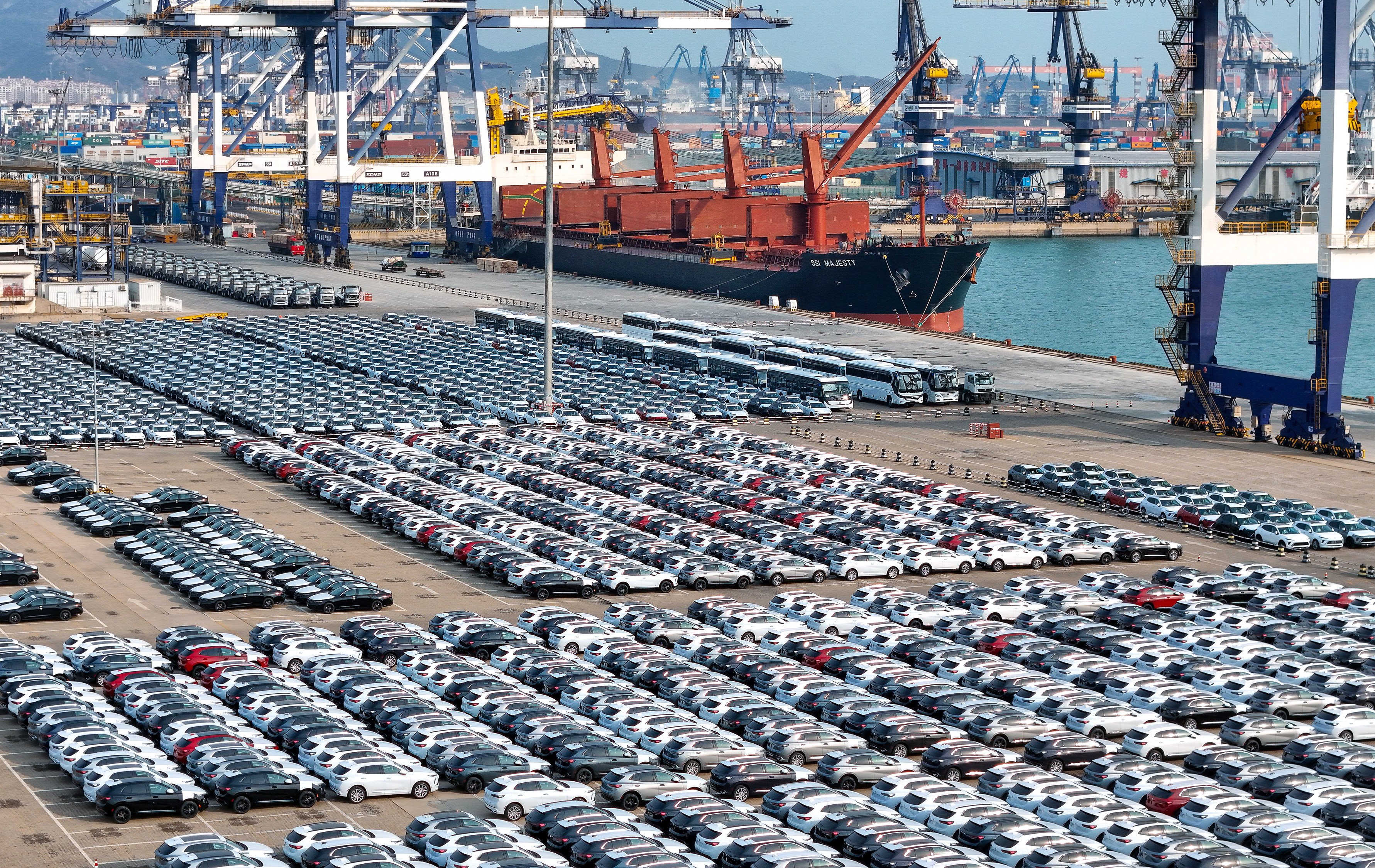 scmp.com - Themis Qi - China's EV makers face slowdown in export growth after doubling in 2025