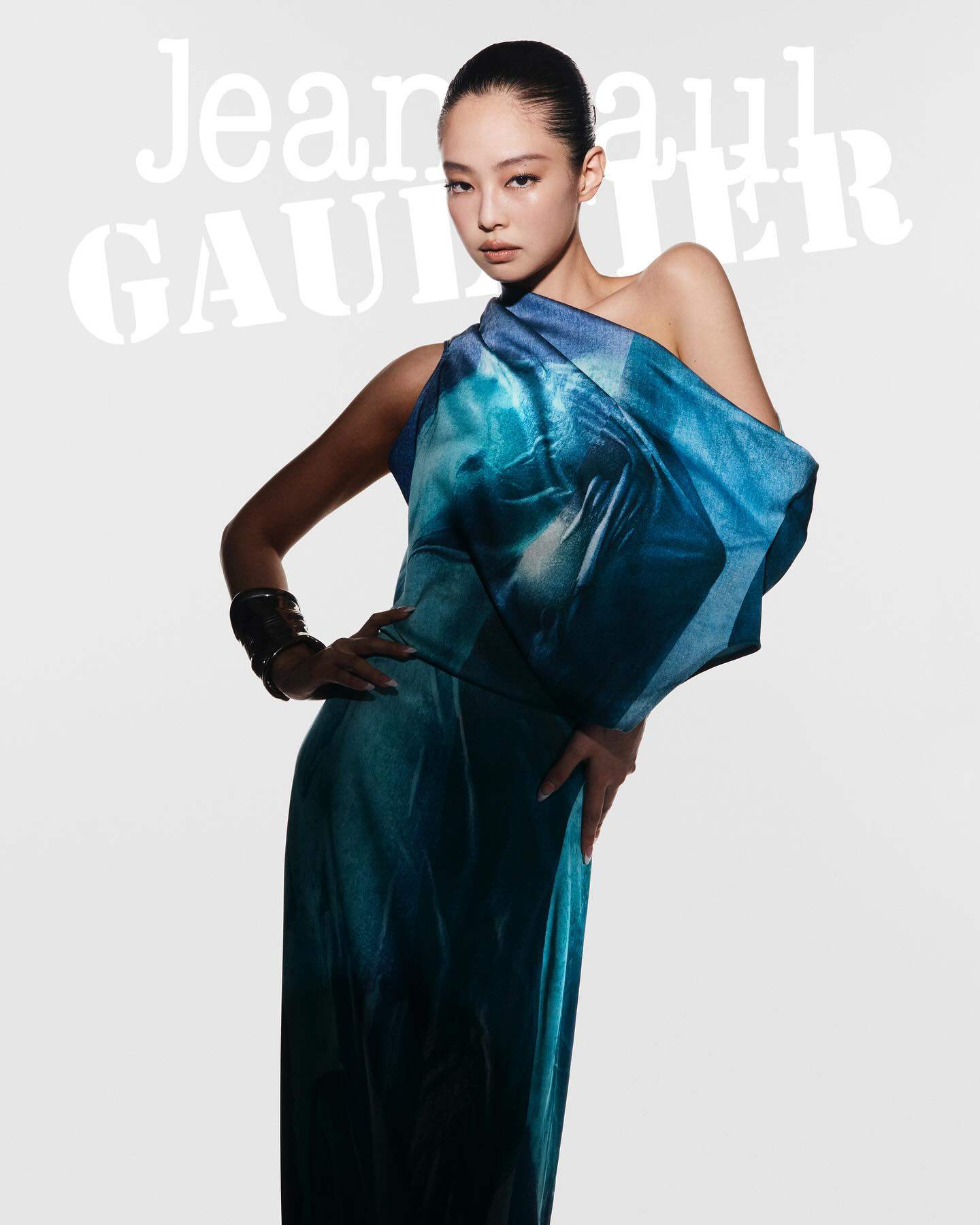 Blackpink’s Jennie Kim models for Jean Paul Gaultier’s fall 2025 pre-collection last June. Photo: @jennierubyjane/Instagram
