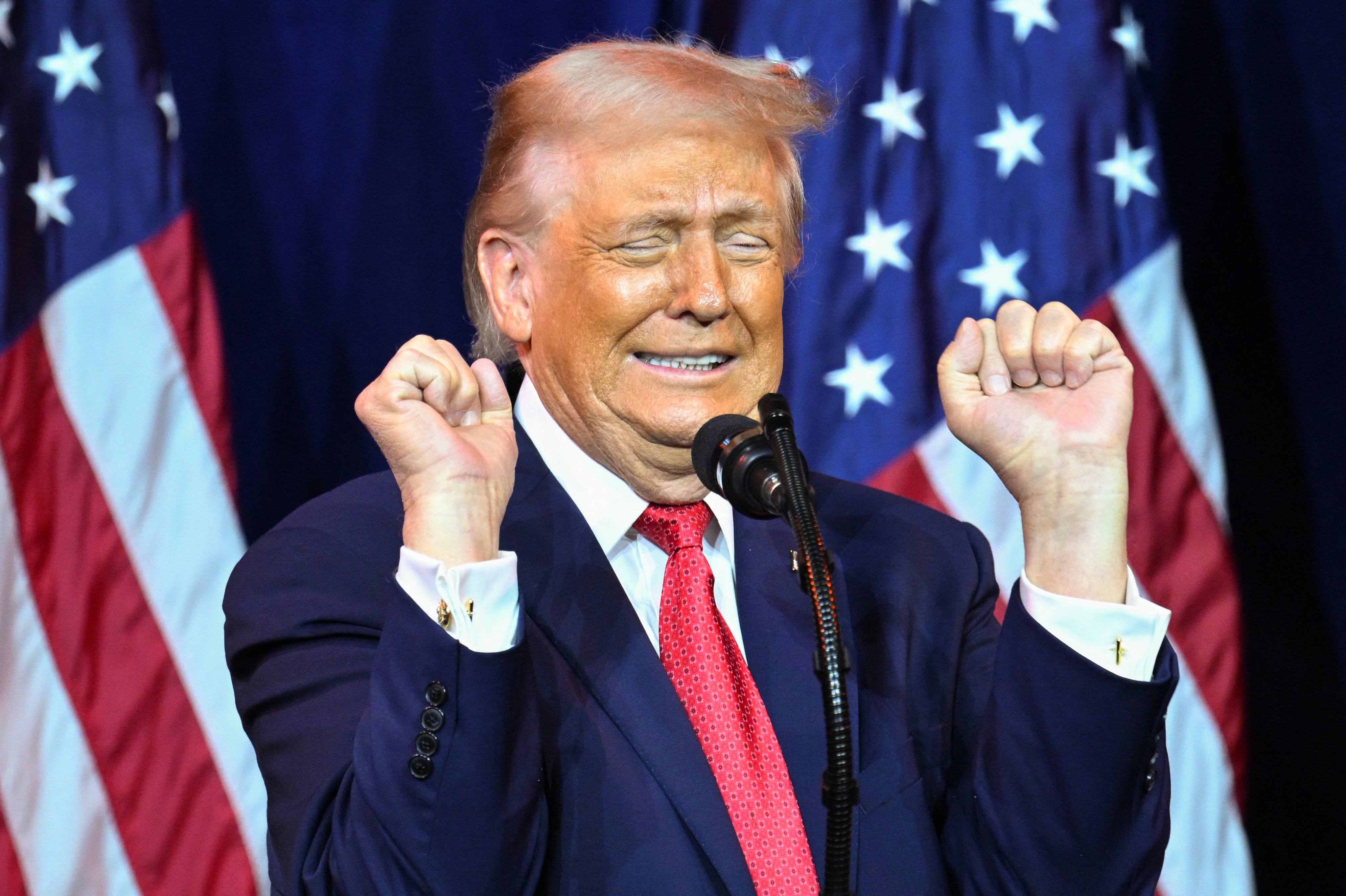 A global survey suggests US President Donald Trump’s policies are boosting China rather than the United States. Photo: AFP