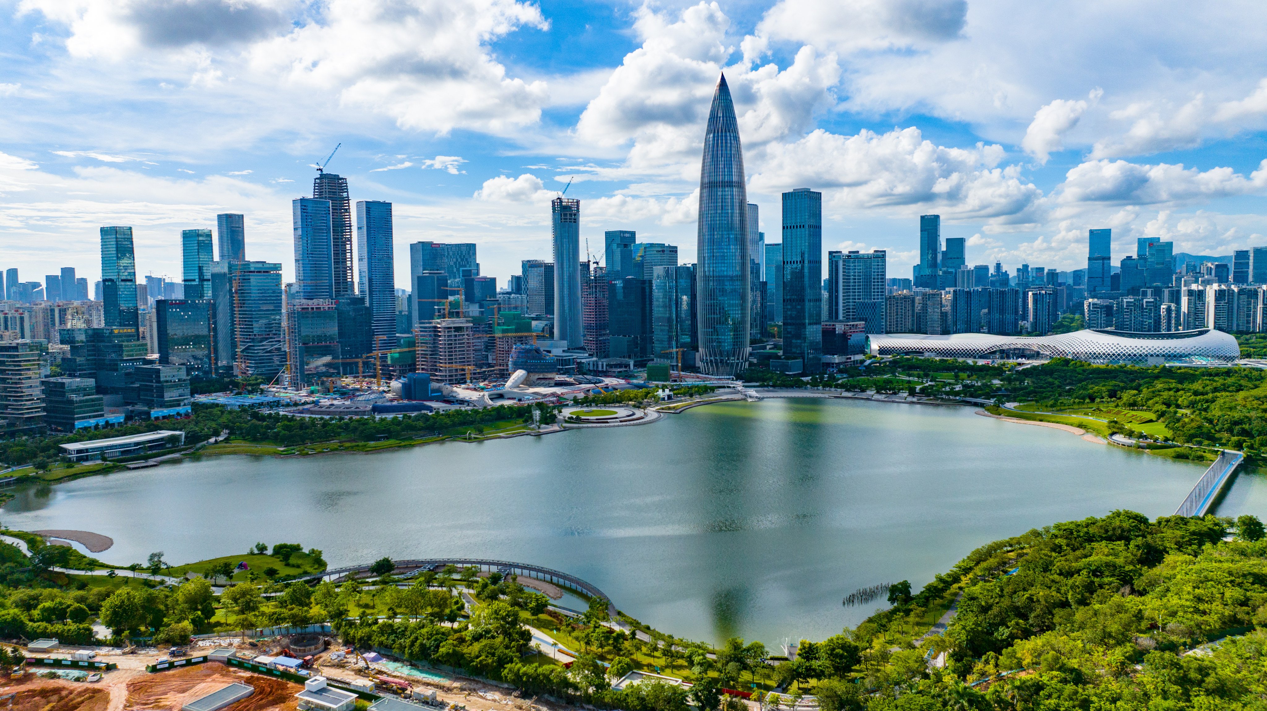 The Shenzhen Talent Park in the city’s Nanshan district. Nanshan is poised to join Shanghai’s Pudong and Beijing’s Haidian as the only districts in the country with a GDP of more than 1 trillion yuan (US$143 billion). Photo: Getty Images