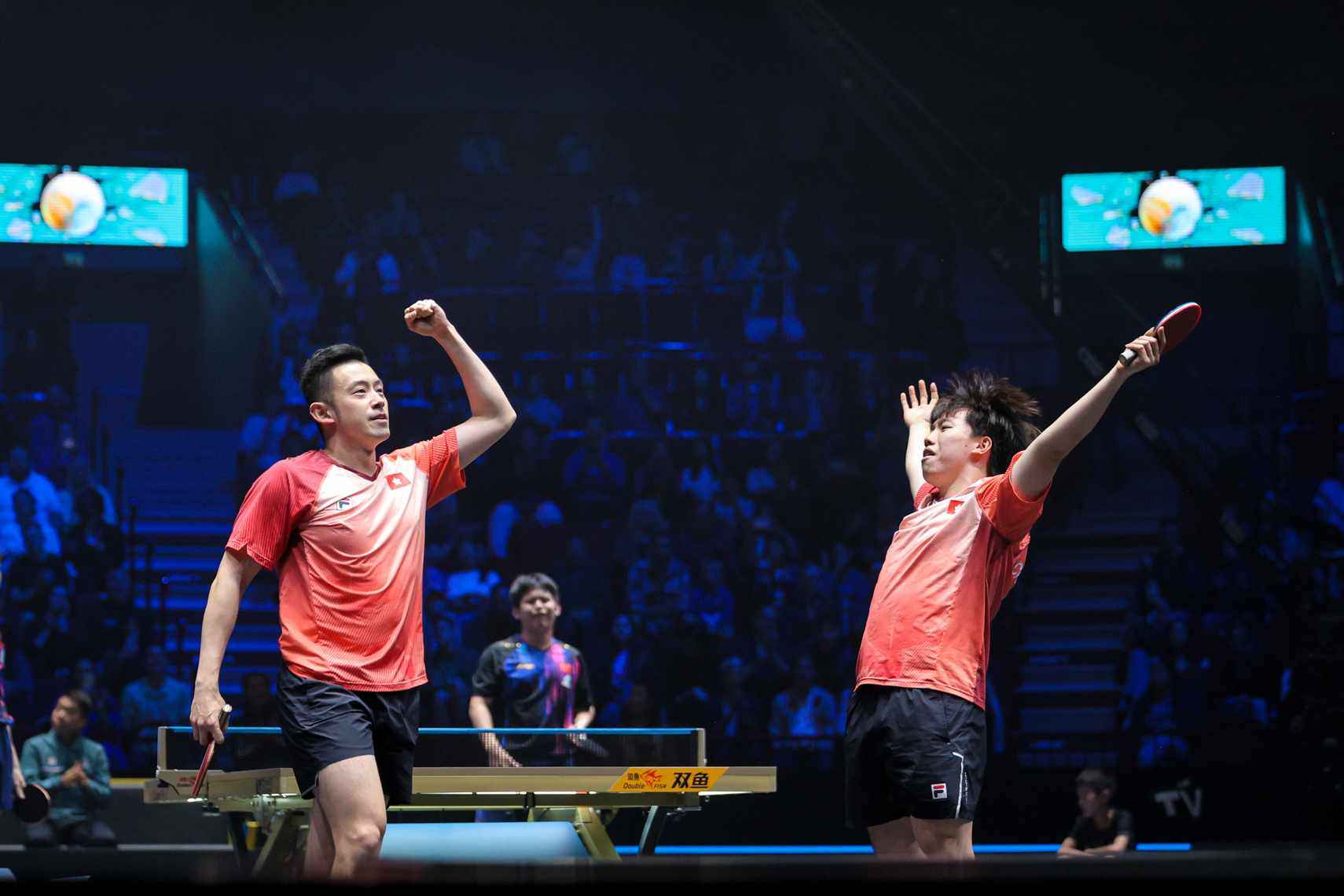 Wong Chun-ting (left) and Baldwin Chan Ho-wah are the world’s top men’s doubles pairing. Photo: WTT