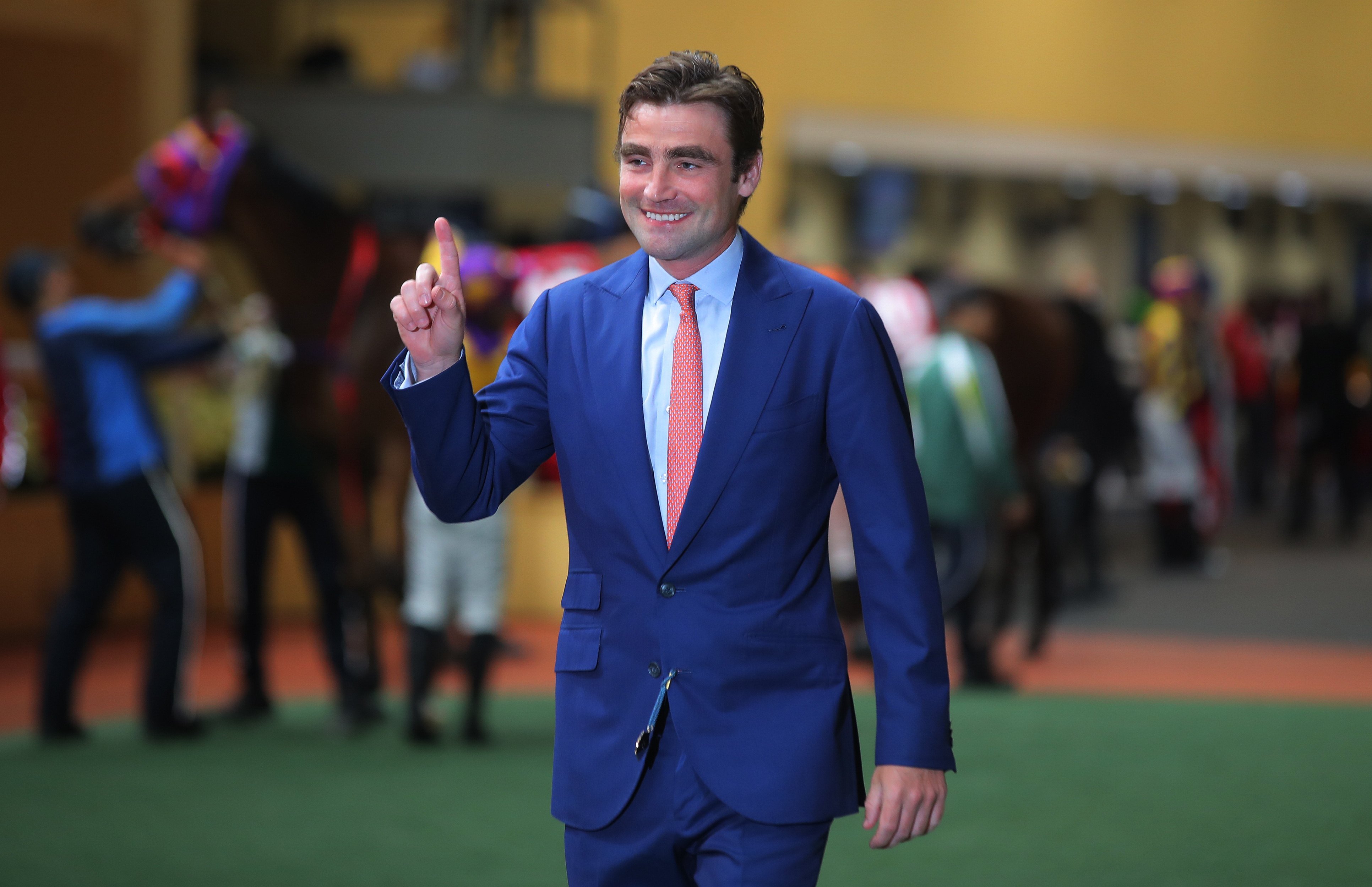 David Eustace will unveil prized British import Glittering Legend at Sha Tin on Sunday. Photos: Kenneth Chan