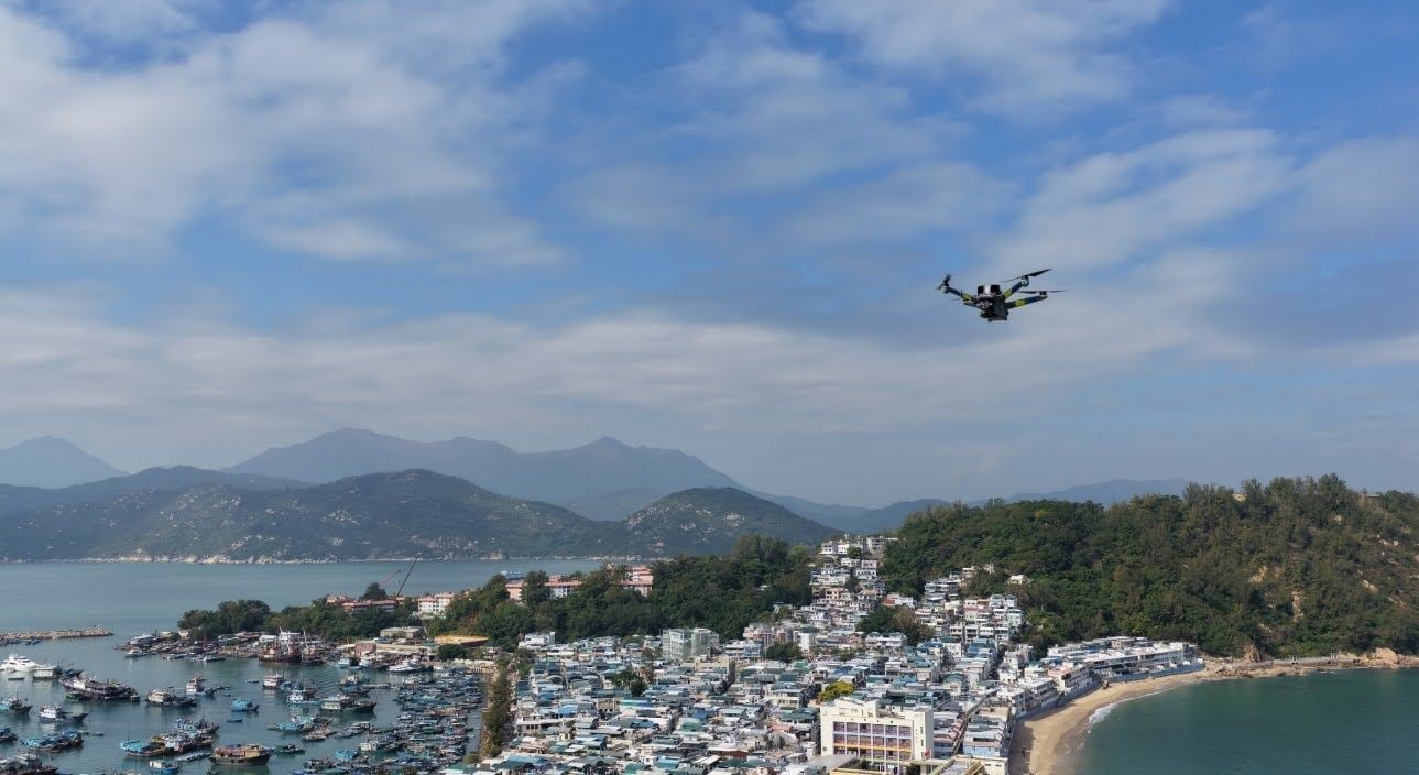 Police will expand drone patrols to The Peak, Cheung Chau and Lamma Island. Photo: Handout