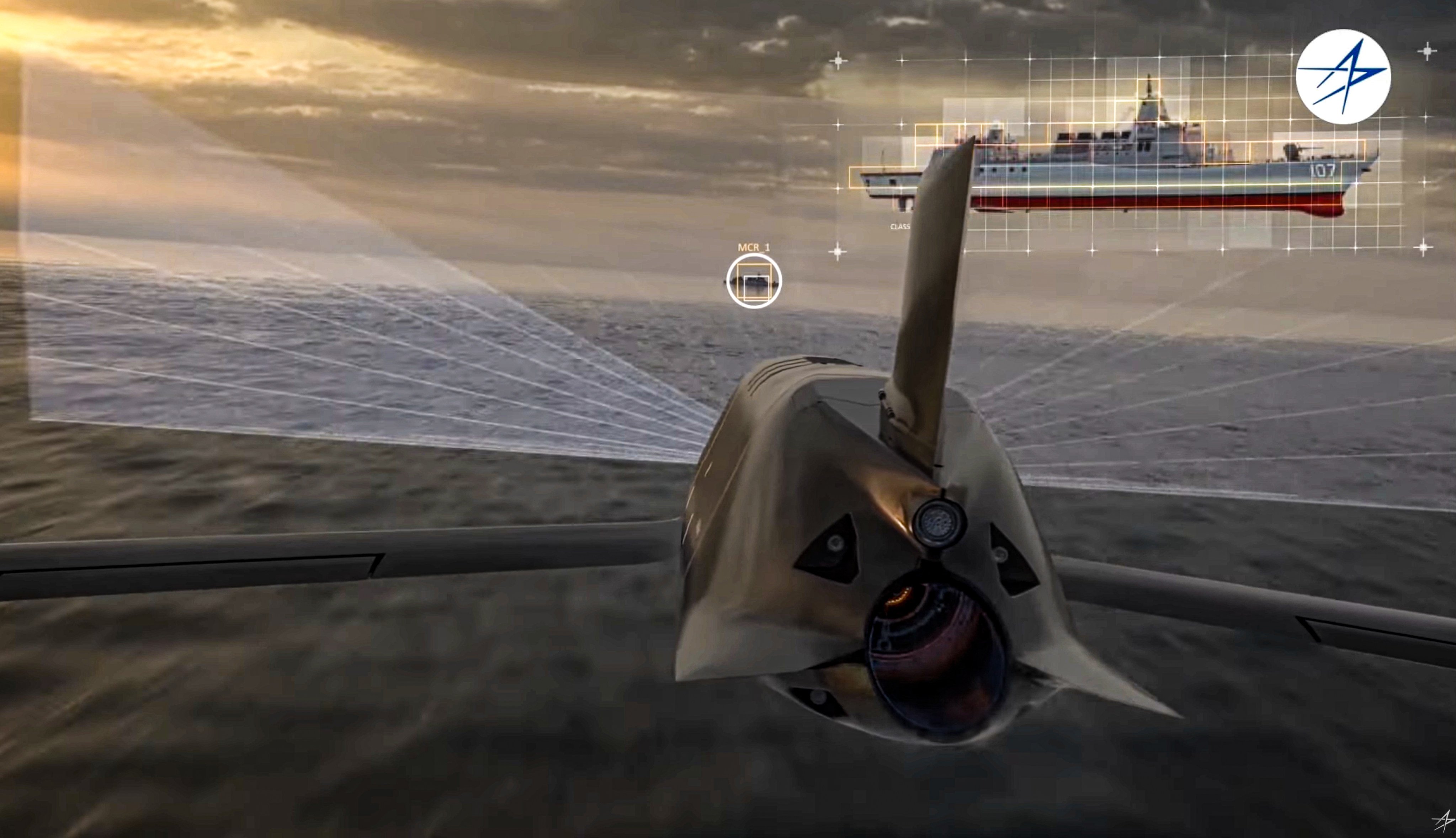 Lockheed Martin’s animated video promotes its “long range anti-ship missile”. Illustration: Handout