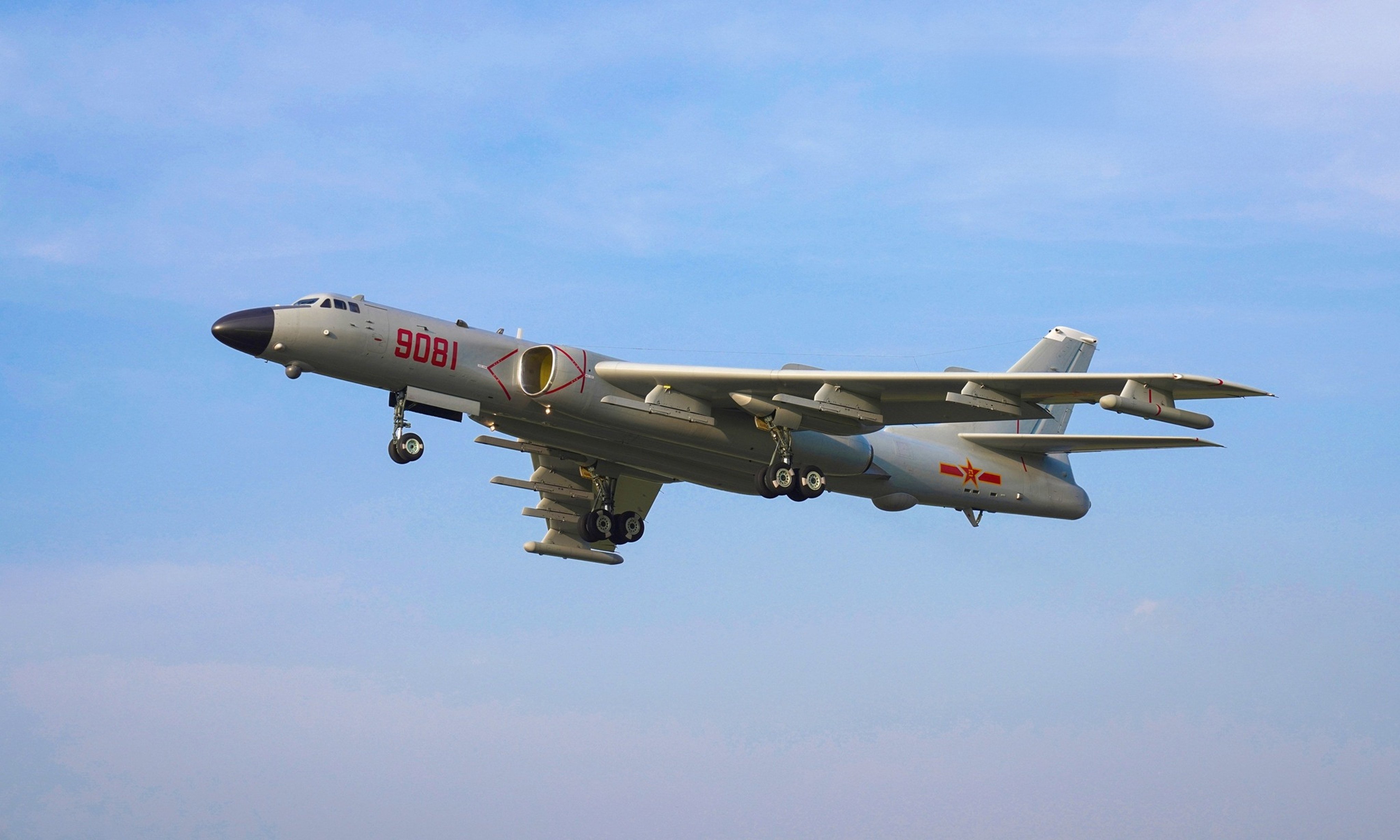 The H-6 series of aircraft is the PLA’s primary operational bomber force. Photo: Handout