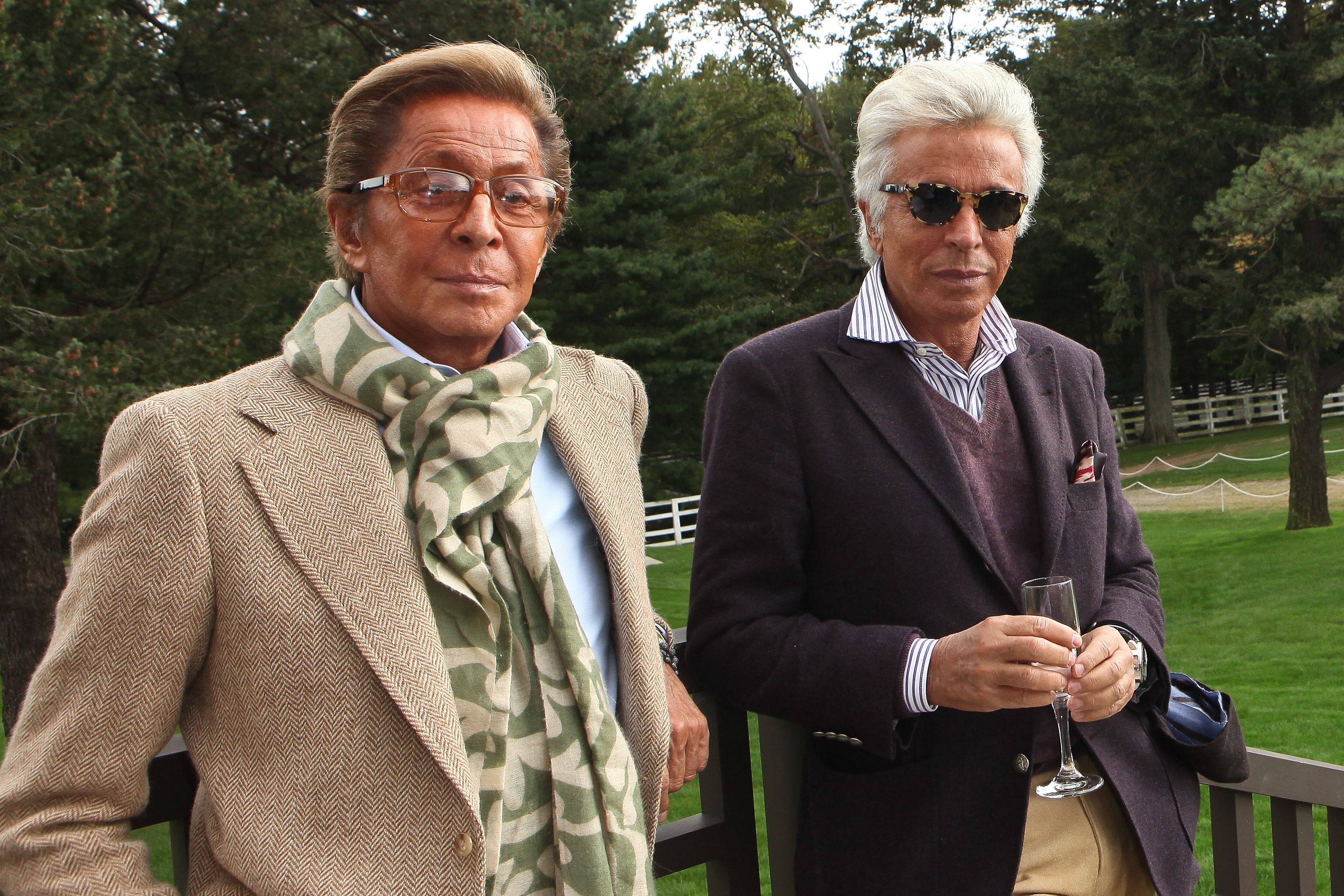 Legendary couturier Valentino Garavani (left), who died yesterday aged 93, and his one-time romantic partner and long-time business partner Giancarlo Giammetti maintained a close relationship for over 65 years. Photo: Getty Images/AFP