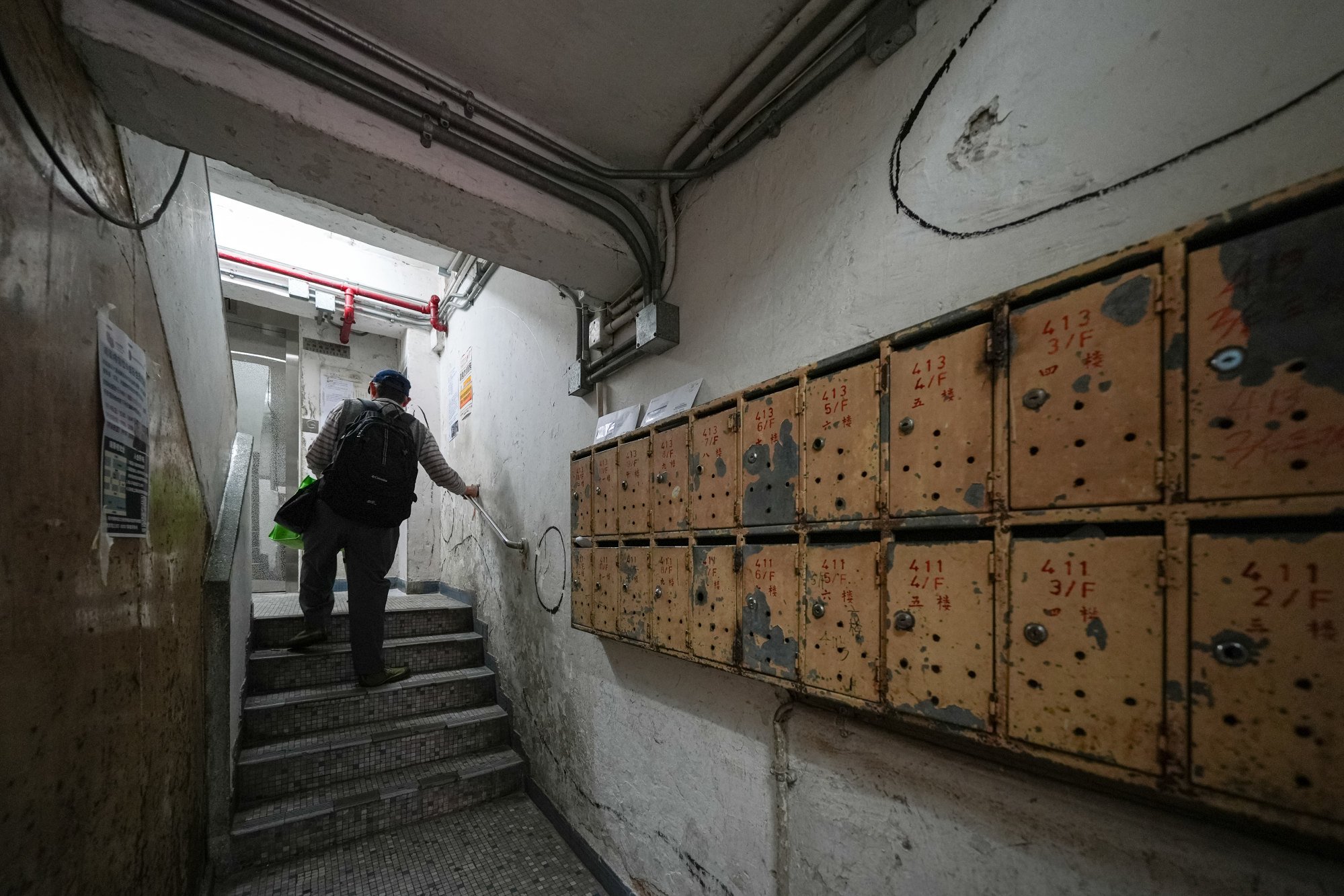 The building was constructed in 1963 with 66 flats. Photo: Eugene Lee