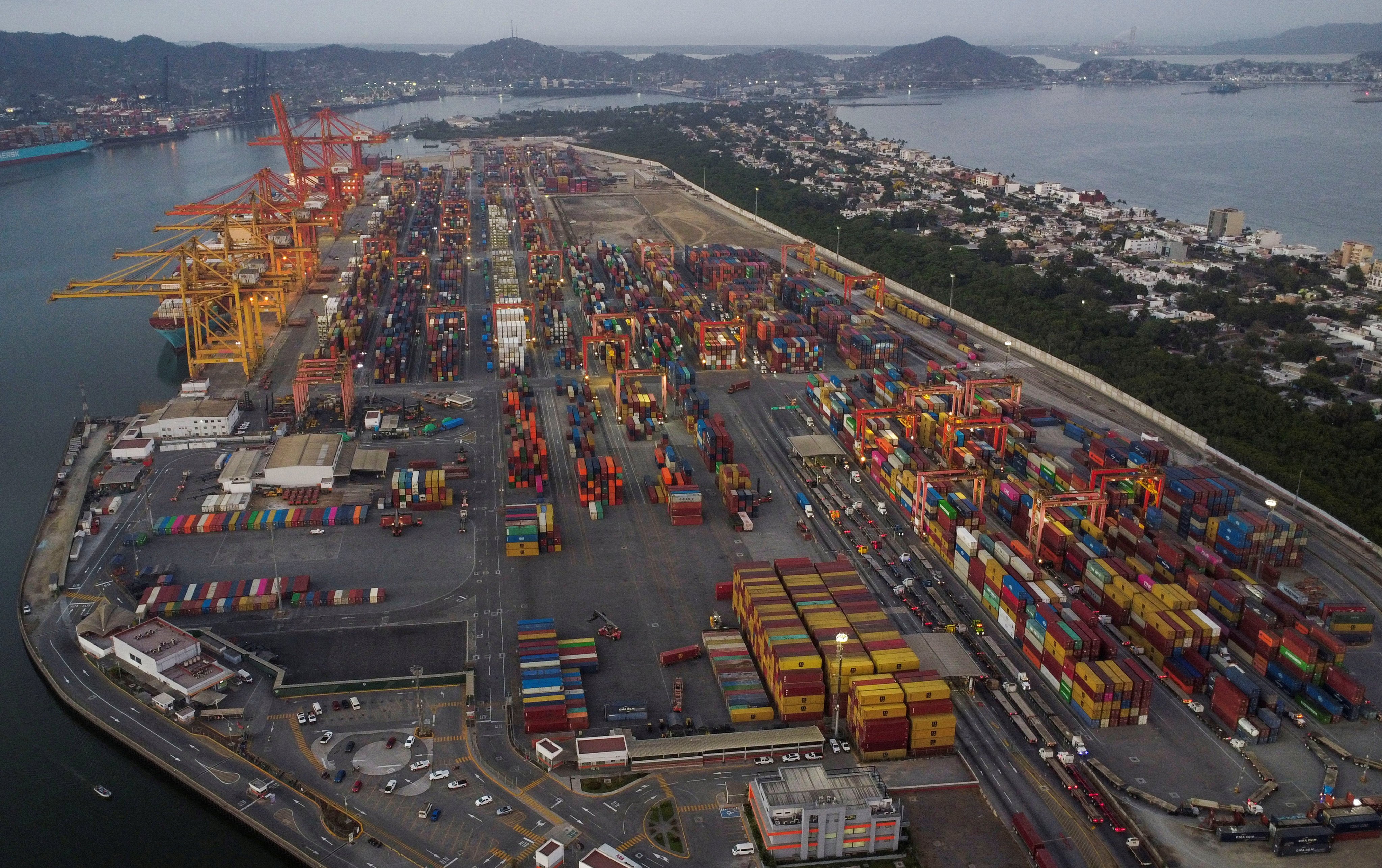 Mexico’s Manzanillo seaport, a critical gateway for trade between Asia and the Americas, is seen in May last year after its expansion. Photo: Reuters