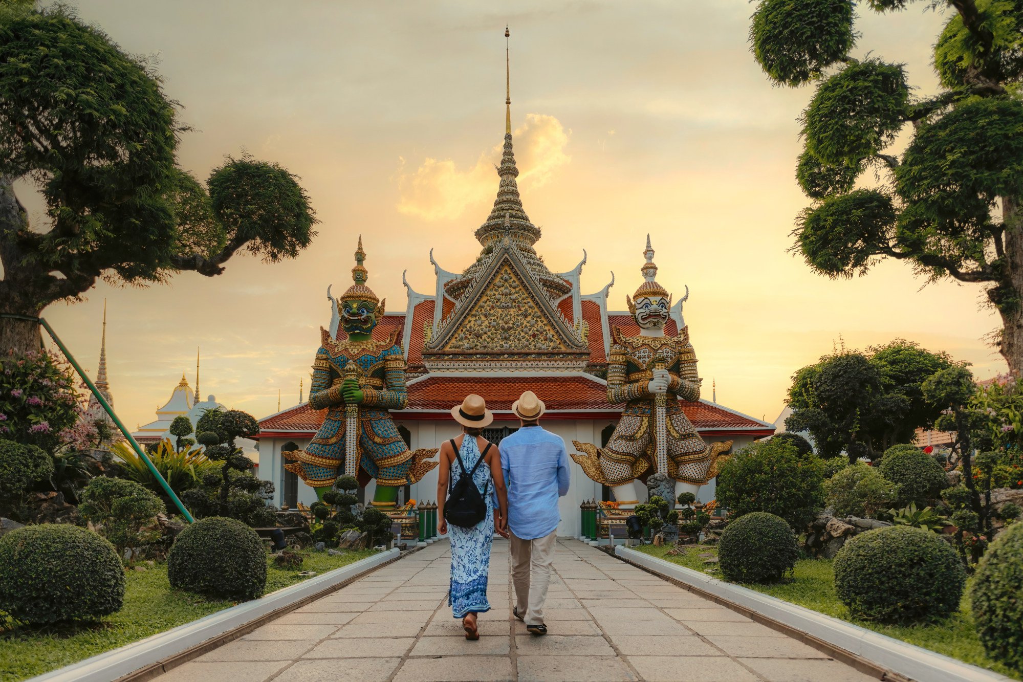 Visitor behaviour and the way people dress at temples is governed by strict laws in Thailand. Photo: Getty Images