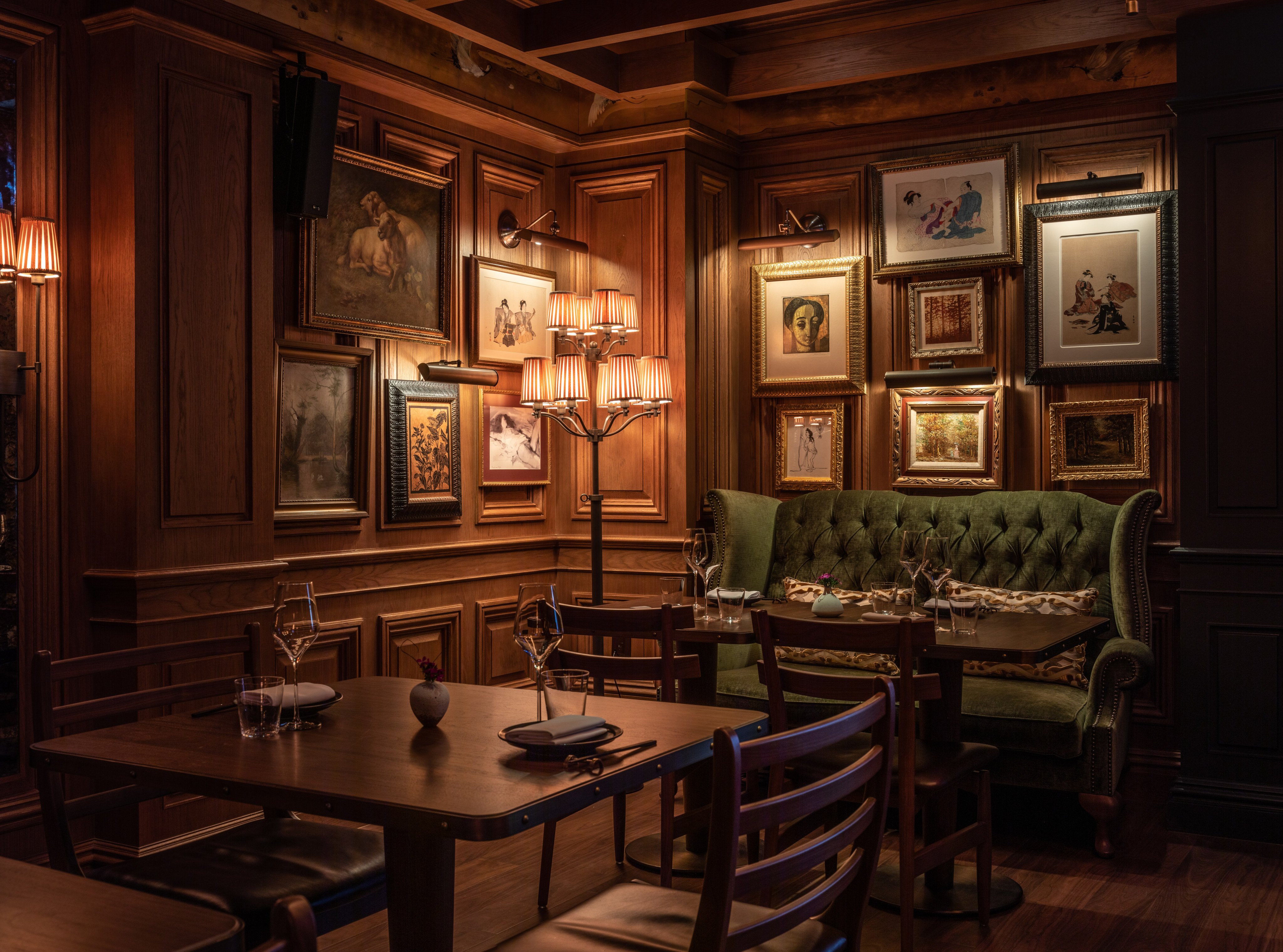 A cosy corner at The Aubrey in Hong Kong. Photo: Handout
