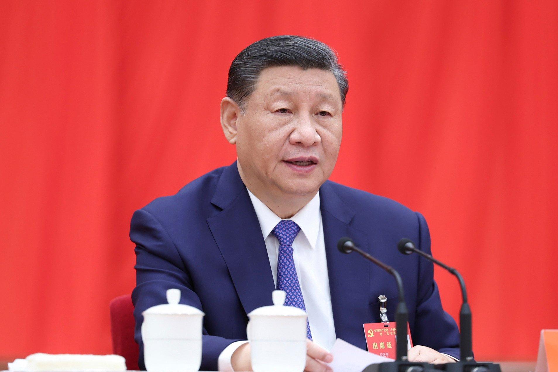 President Xi Jinping, seen here in July 2024, addressed China’s provincial leaders and ministers at the Central Party School in Beijing on Tuesday. Photo: AP