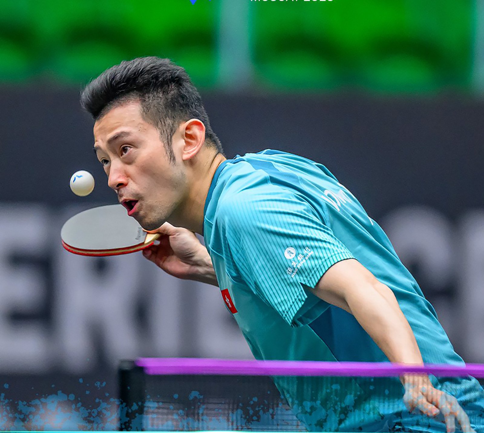 Hong Kong’s Wong Chun-ting closed out a 3-1 win over mainland China’s Huang Youzheng to reach the quarter-finals in Oman. Photo: WTT