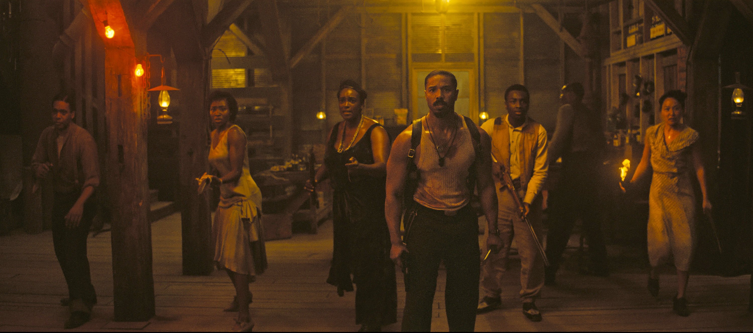 Michael B. Jordan (centre right) stars in Sinners. Photo: TNS