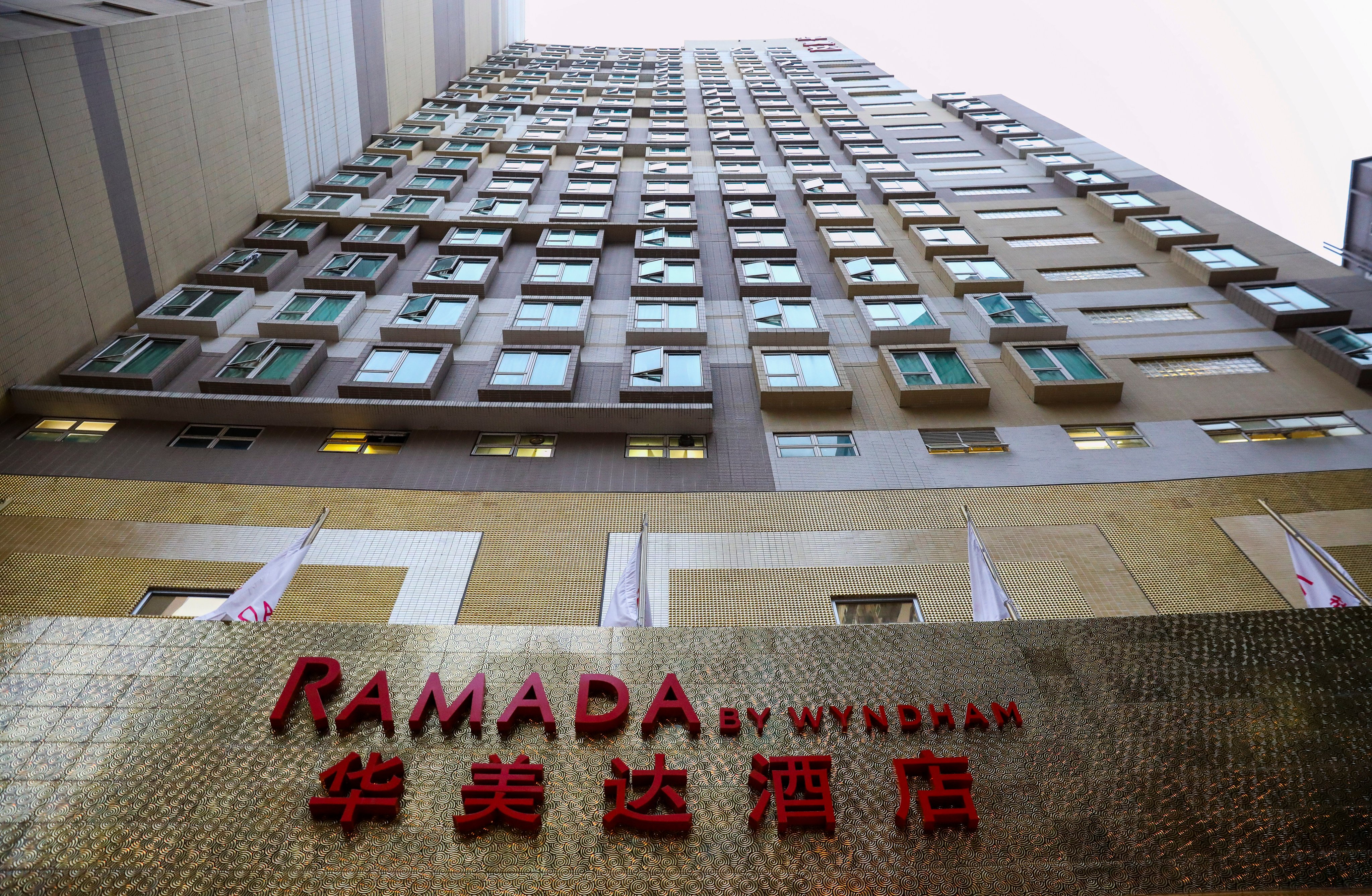 Police were called to the Ramada Grand in Tsim Sha Tsui. Photo: Dickson Lee