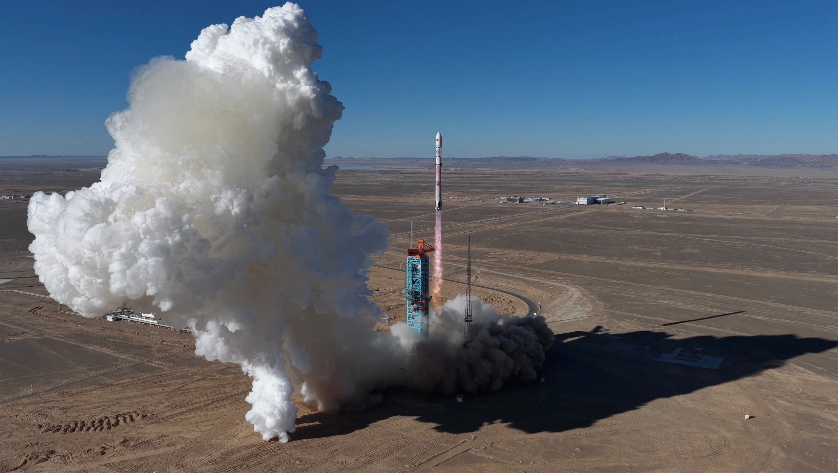 A Zhuque-3 rocket by China’s private rocket firm LandSpace takes off from the Jiuquan Satellite Launch Centre. Photo: Handout