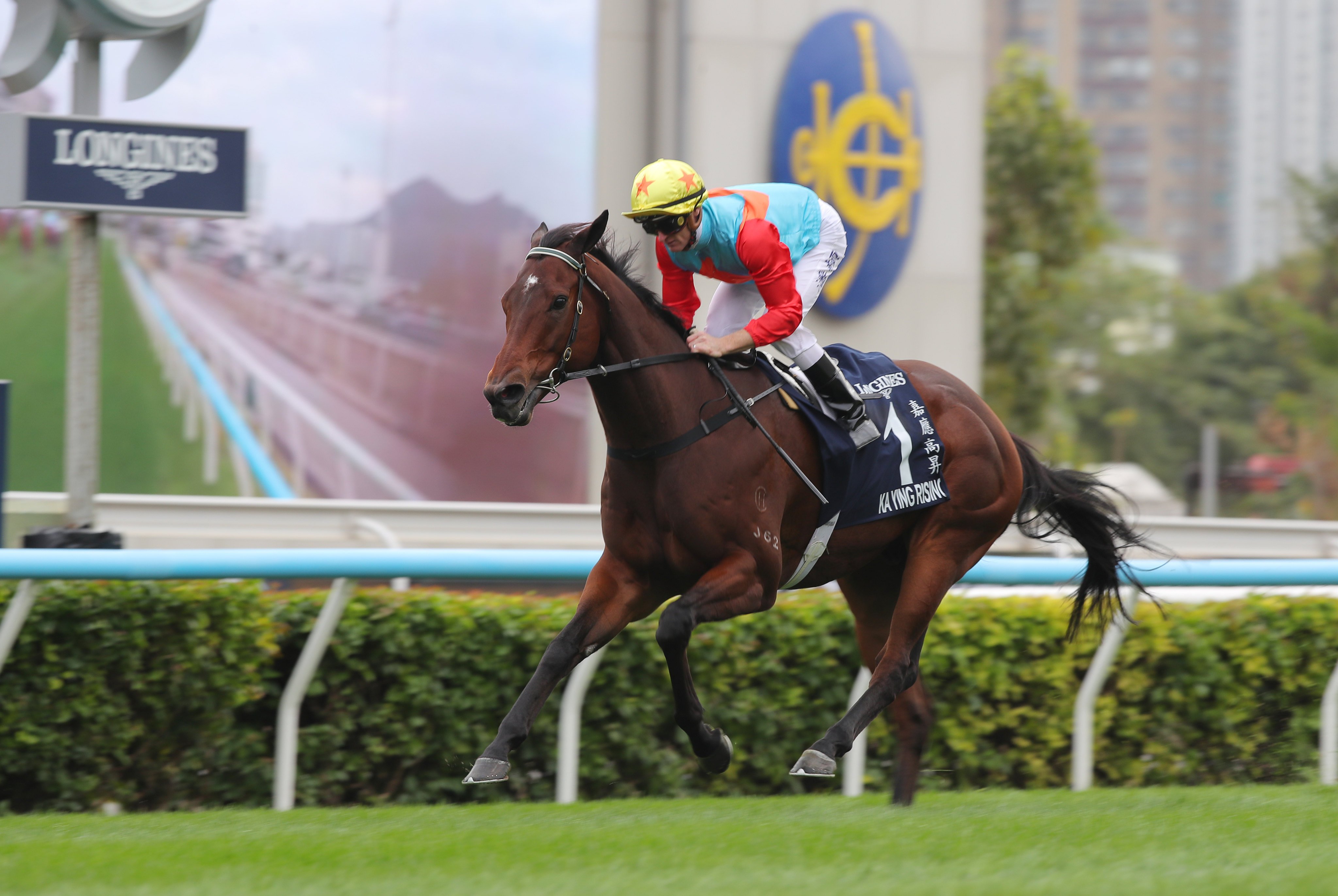 Zac Purton and Ka Ying Rising win the Group One Hong Kong Sprint (1,200m). Photos: Kenneth Chan