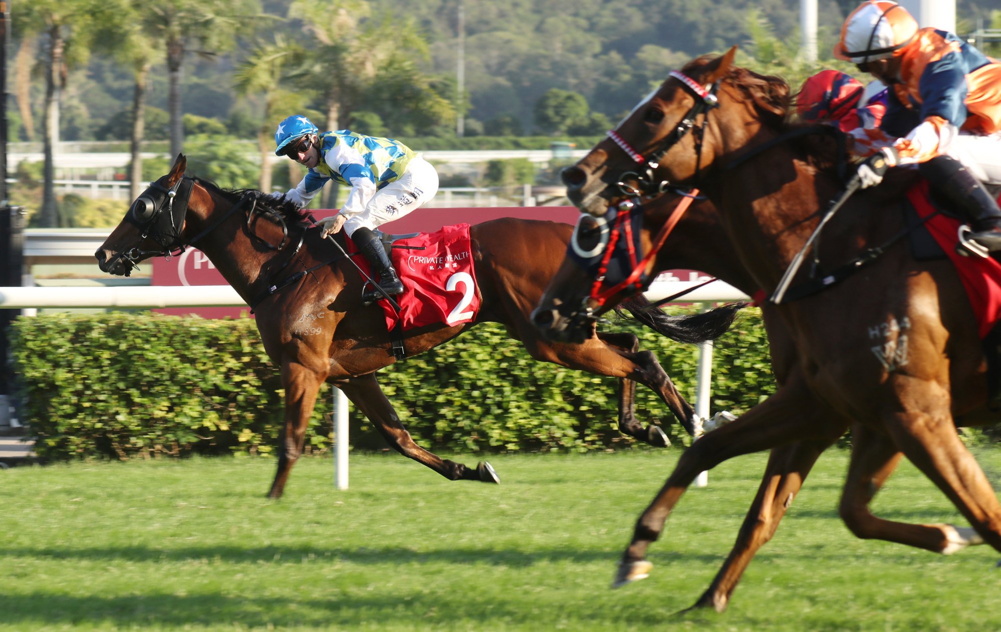 Galaxy Patch wins the Jockey Club Mile.