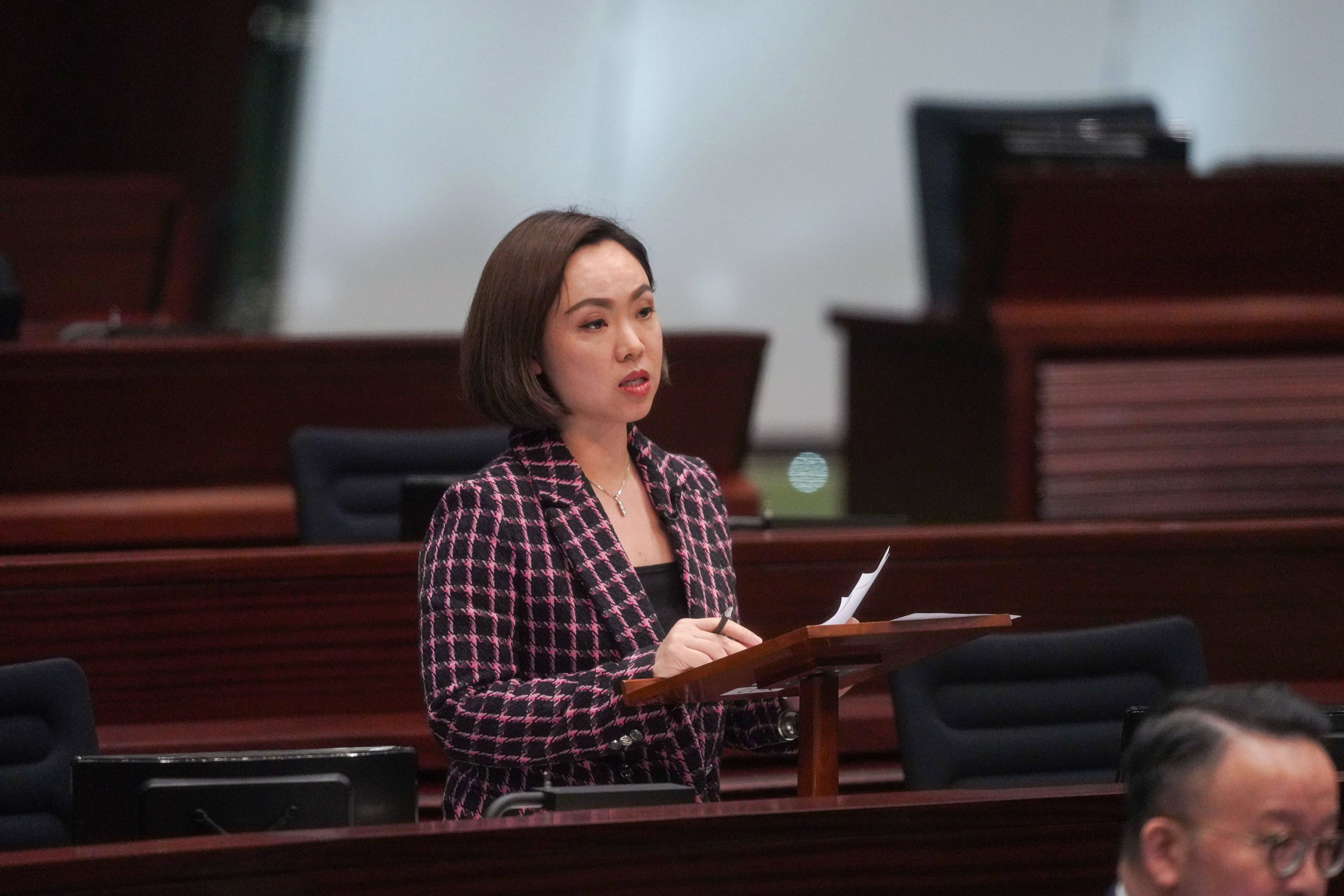 Lawmaker Judy Chan was filmed driving along Jaffe Road in the wrong direction. Photo: Karma Lo