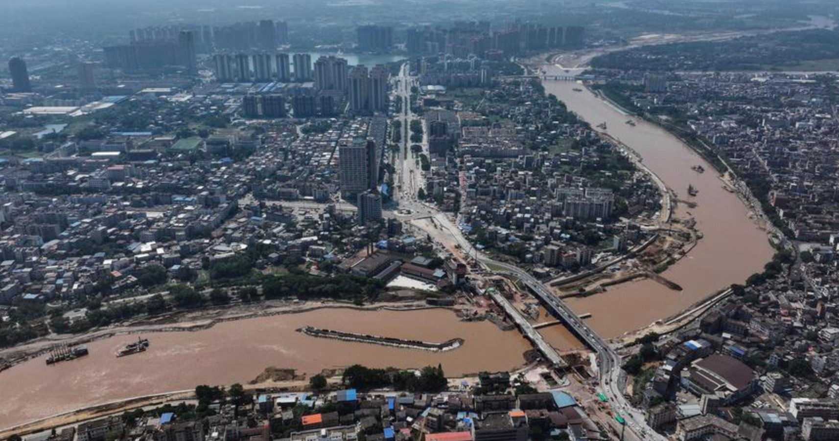 The Pinglu Canal, which stretches 134km (83 miles) across China’s southwestern Guangxi region, is expected to boost trade ties between China and Southeast Asia. Photo: Xinhua