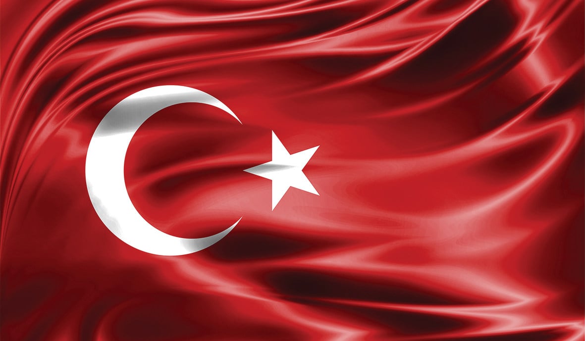 The Turkish flag. On Sunday, the decapitated body of a woman was found in a rubbish bin in Istanbul. Photo: Shutterstock