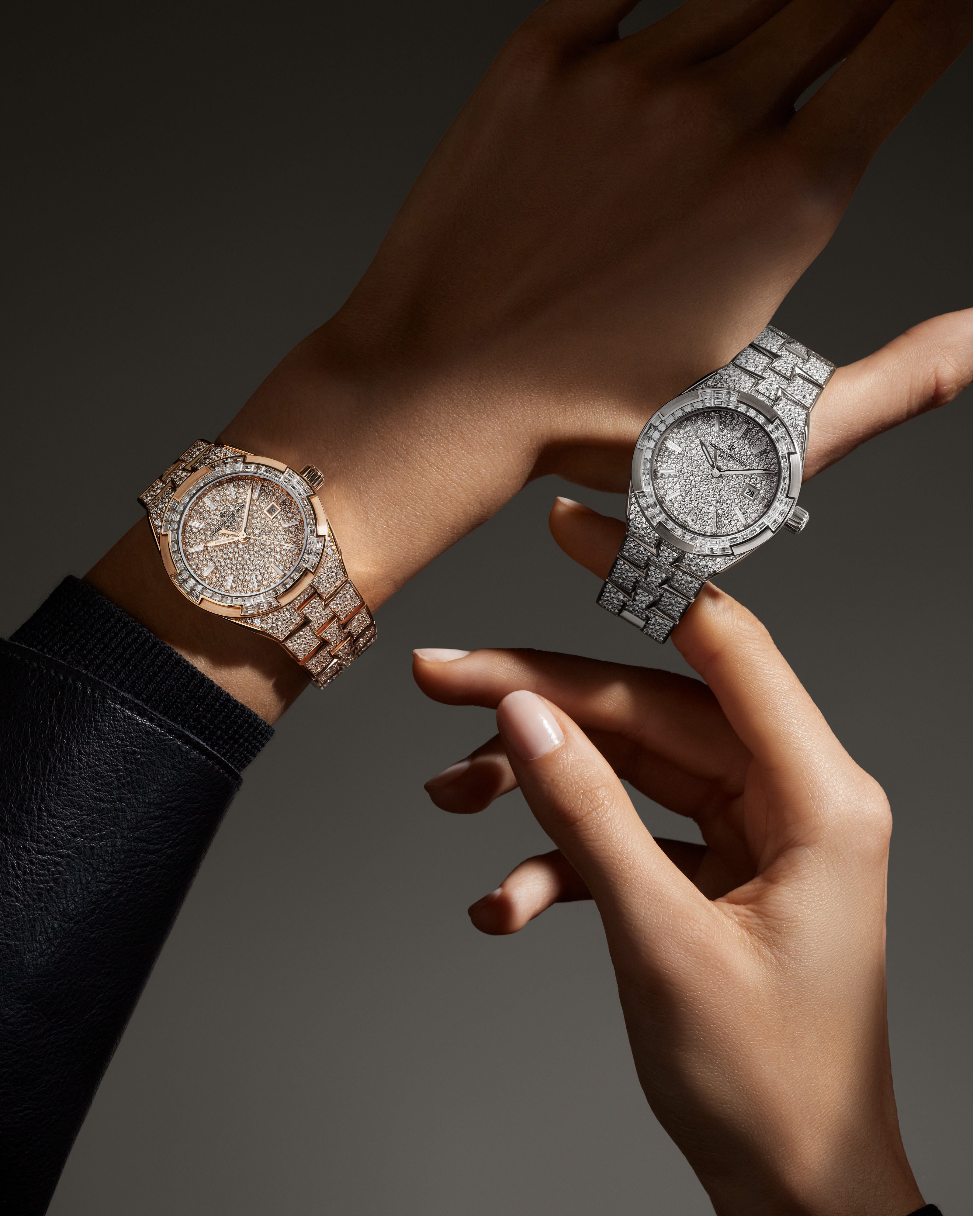 Vacheron Constantin adds sparkling Self-Winding High Jewellery models to its Overseas collection. Photo: Handout