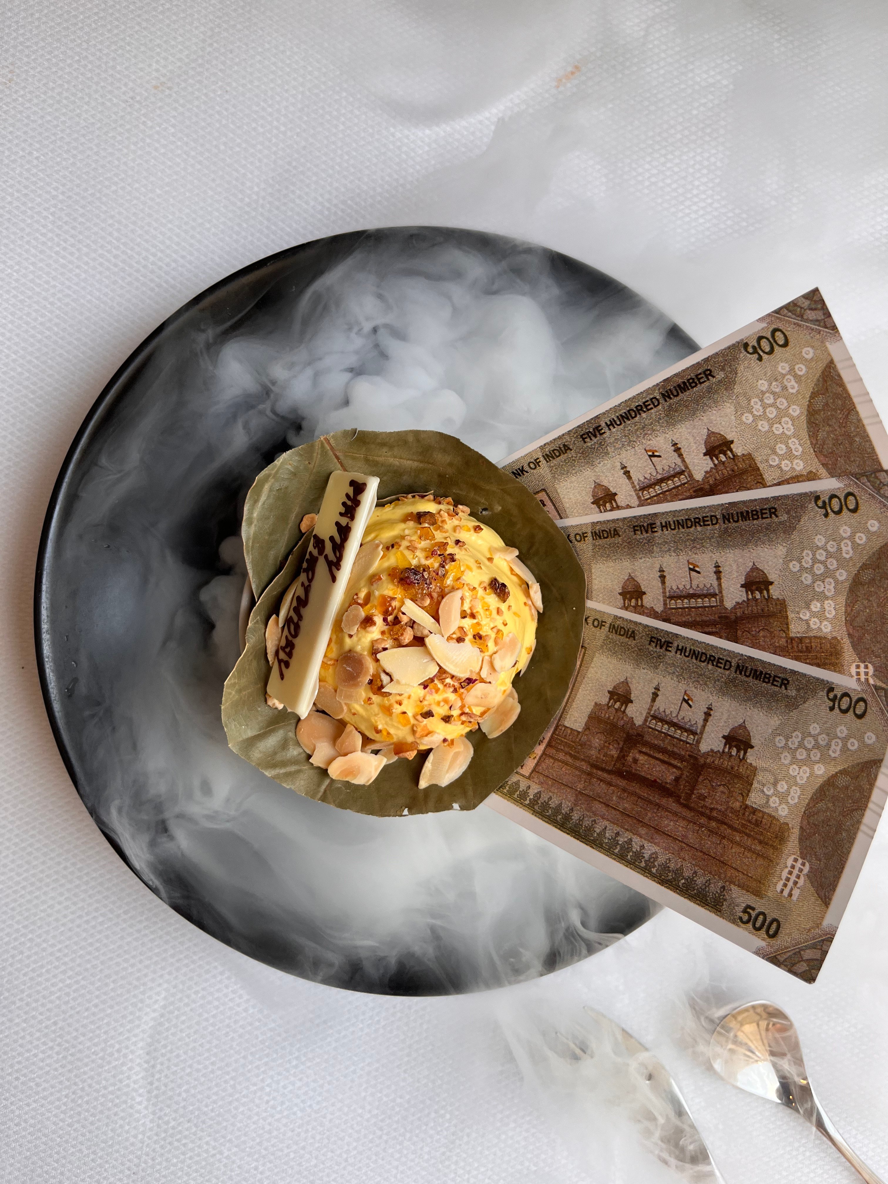 Daulat ki chaat, a regional variation of makhan malai, at Indian Accent. Chefs are recreating this dish with modern equipment, extending the seasonal street food’s availability throughout the year. Photo: Handout