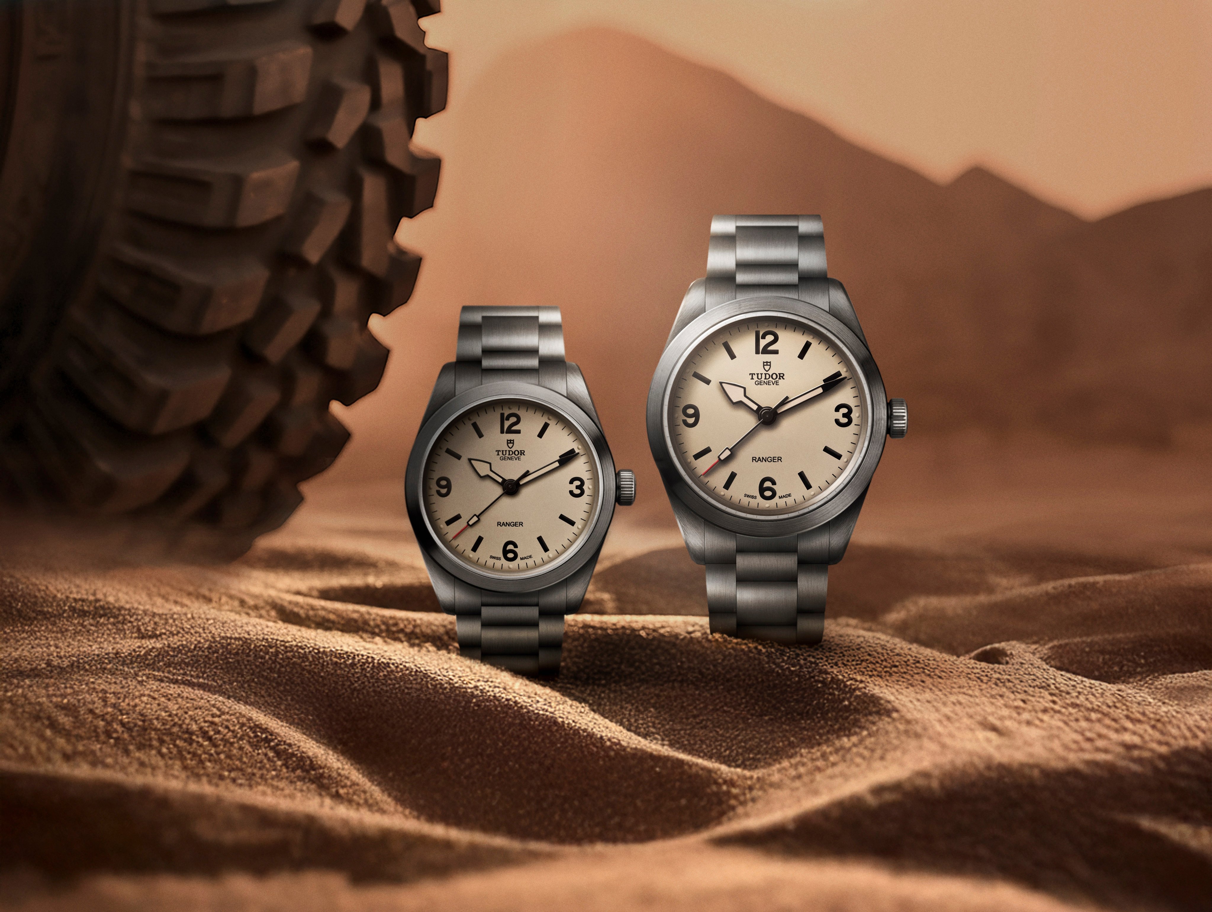 Equally at home in challenging terrain or the boardroom, the new Tudor Ranger models are exciting options for anyone with a sense of adventure. Photo: Handout
