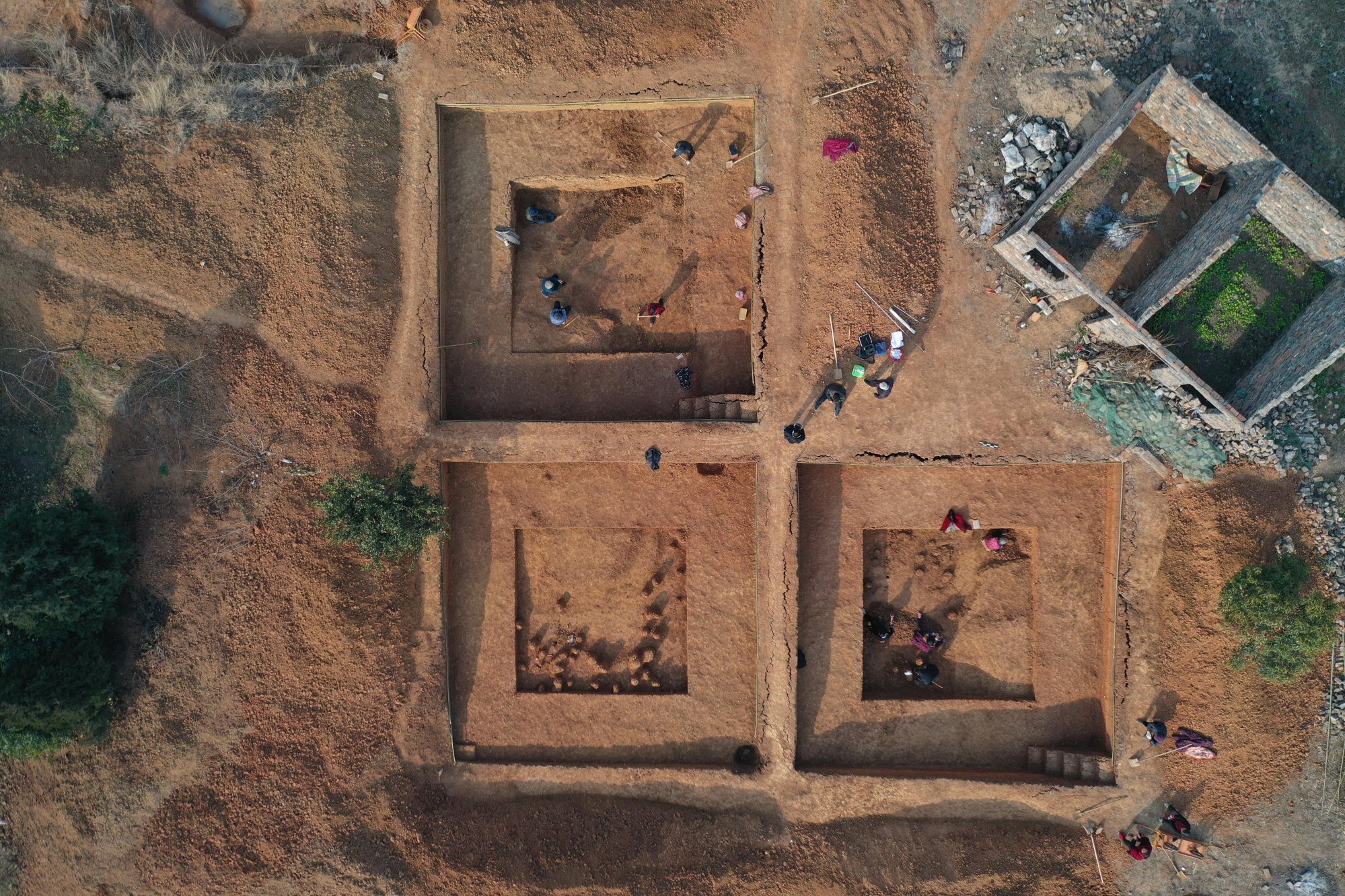 The Xigou excavation site. Photo: Handout