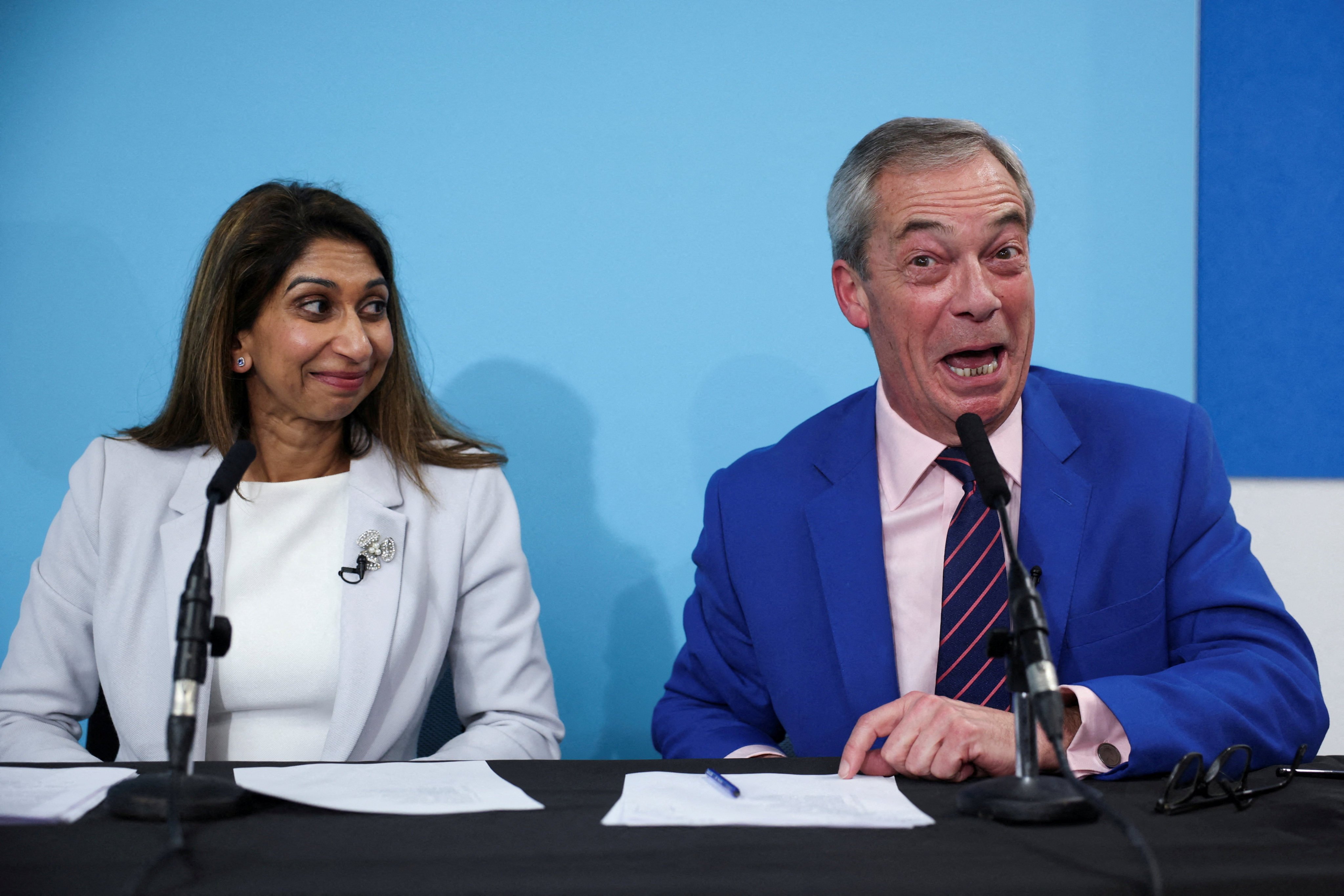 Britain’s Reform UK leader Nigel Farage. Photo: Reuters