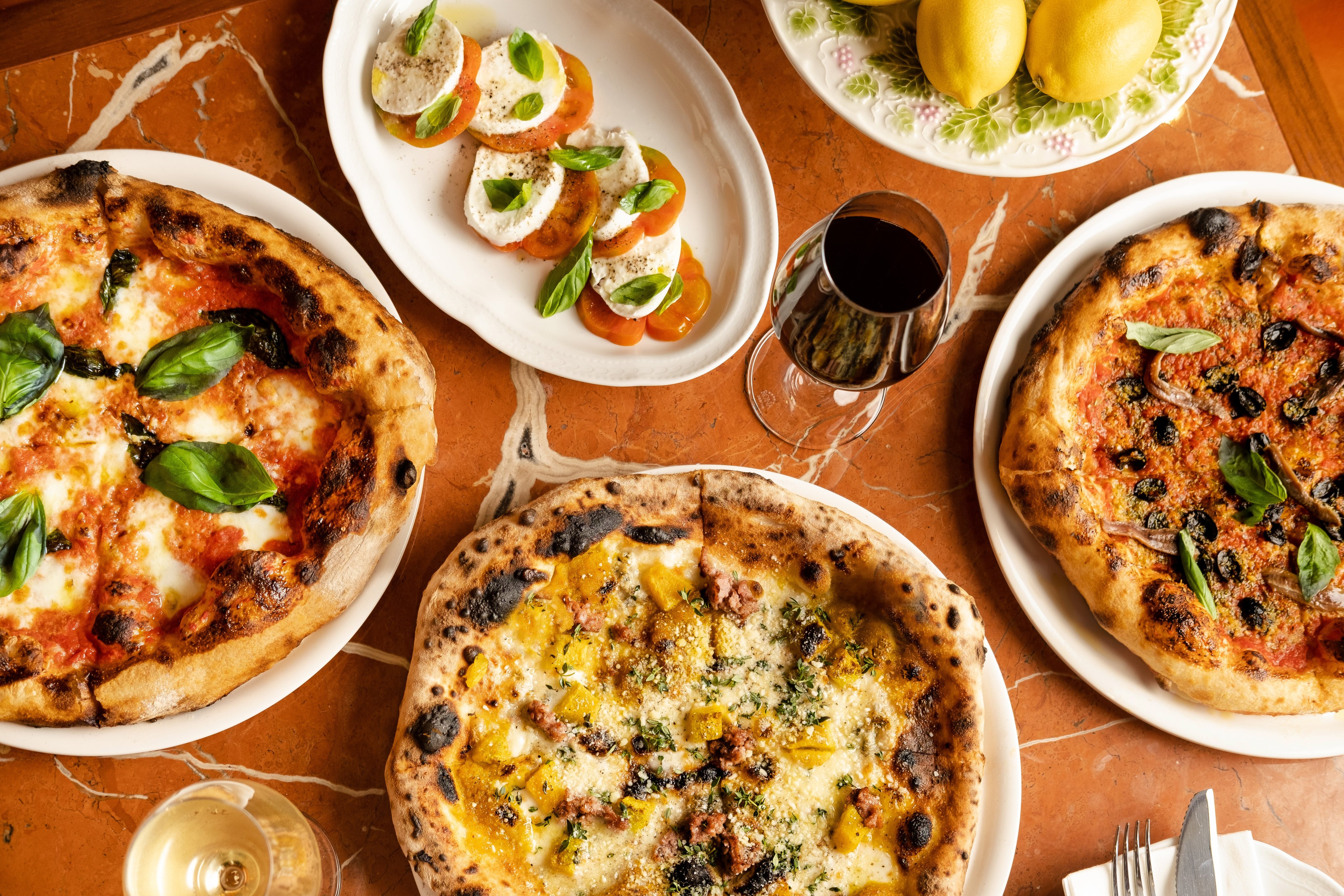A selection of pizzas at Falcone in Hong Kong. The restaurant is one of several that wellness consultant Florence Tsai recommends. Photo: Falcone