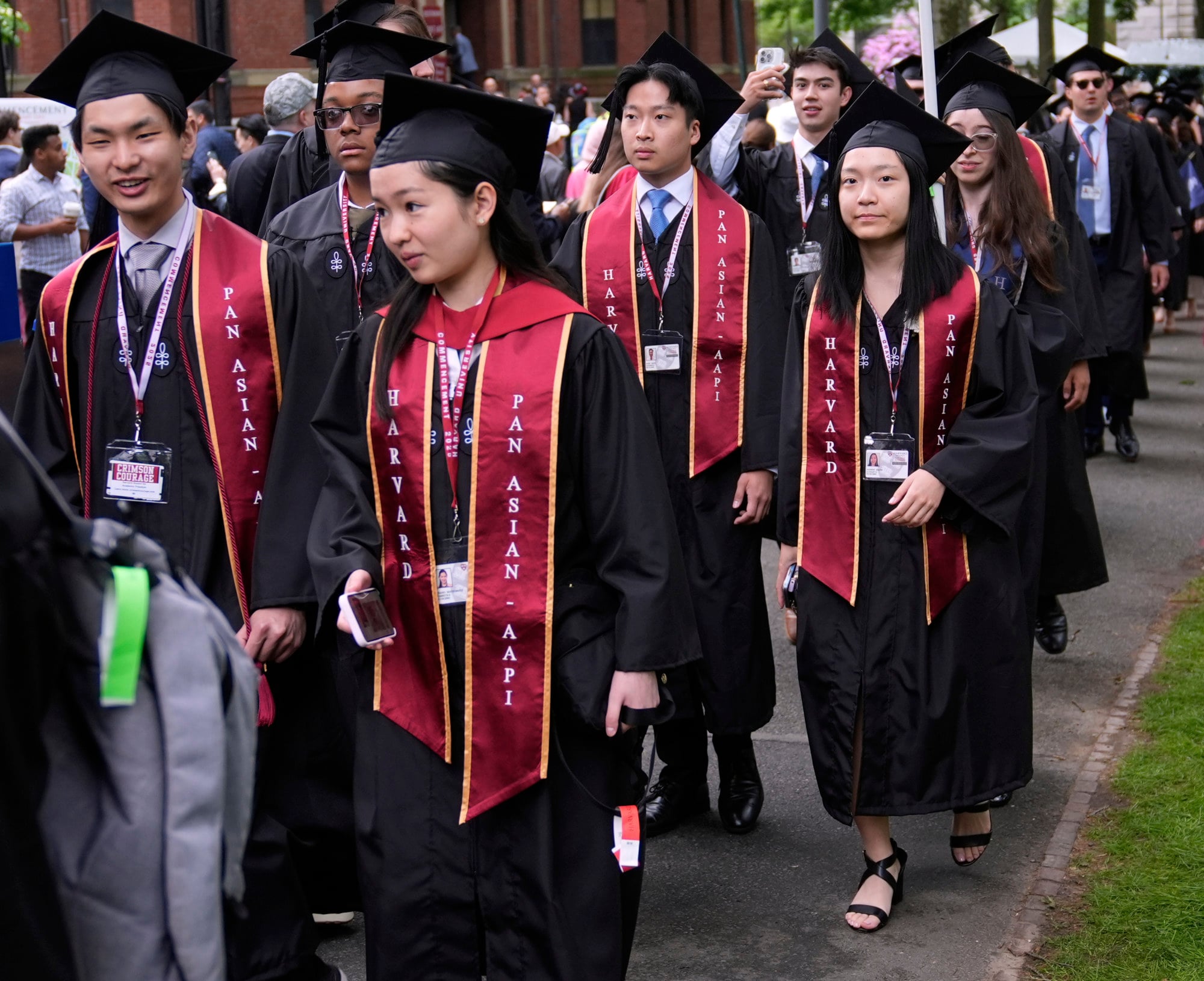 Chinese students attend their graduation ceremony at Harvard University, Cambridge, Massachusetts, in May 2025. Photo: AP Chinese students attend their graduation ceremony at Harvard University, Cambridge, Massachusetts, in May 2025. Photo: AP