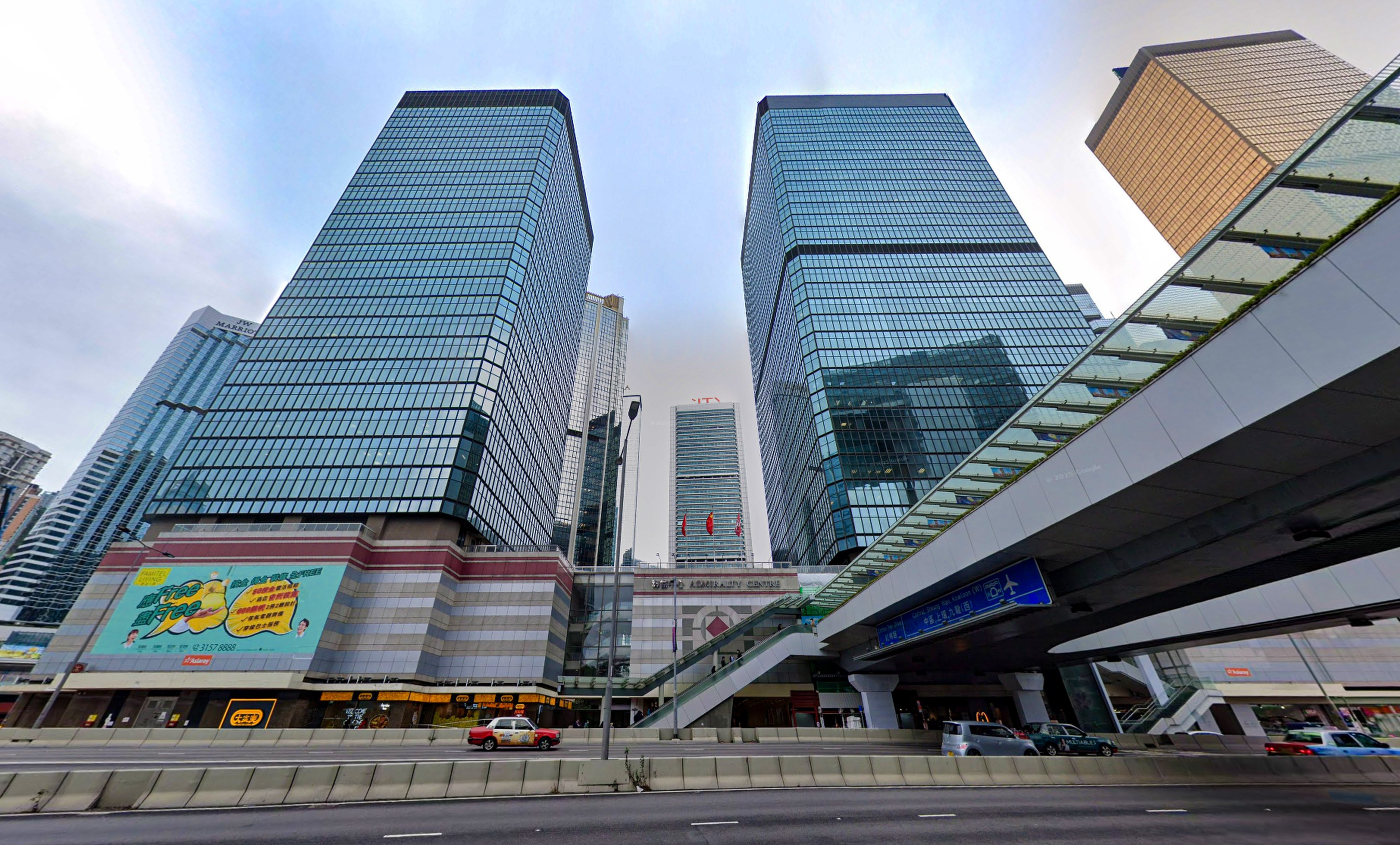 Admiralty Centre: property agents point to improving sentiment in the commercial segment. Photo: Handout