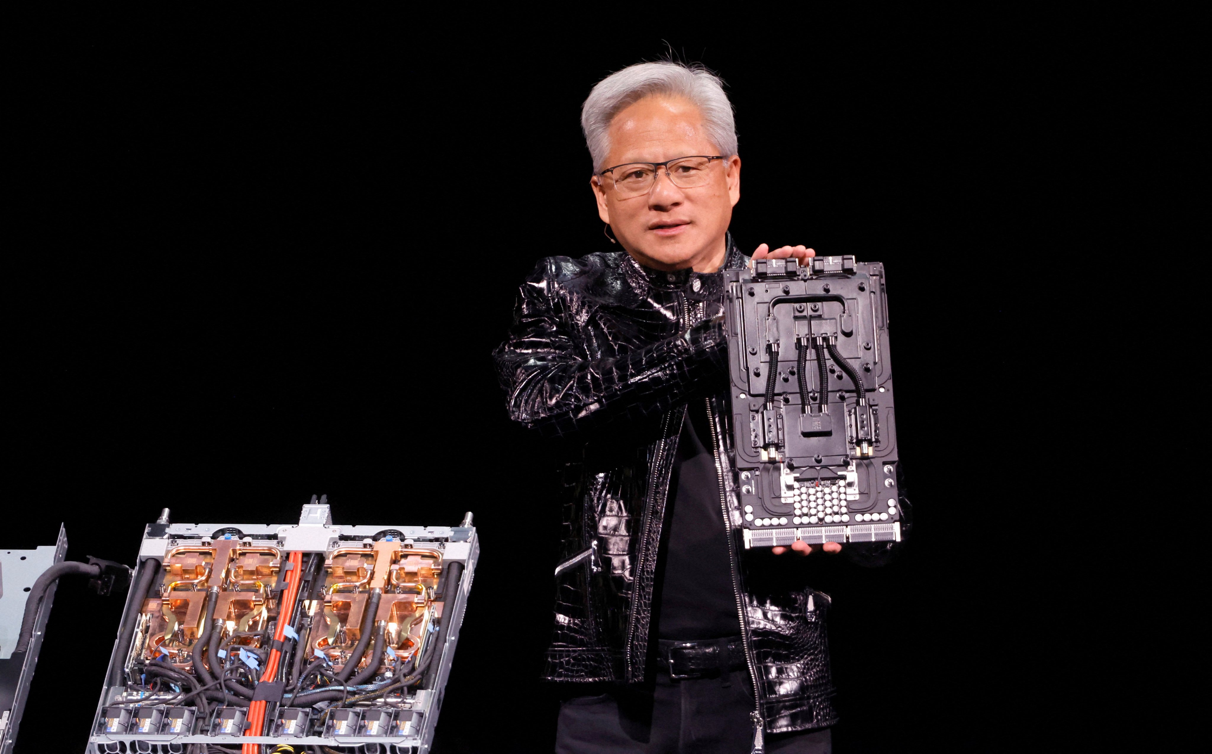 Jensen Huang says Nvidia’s engineering staff in Taiwan have outgrown their existing office. Photo: Reuters