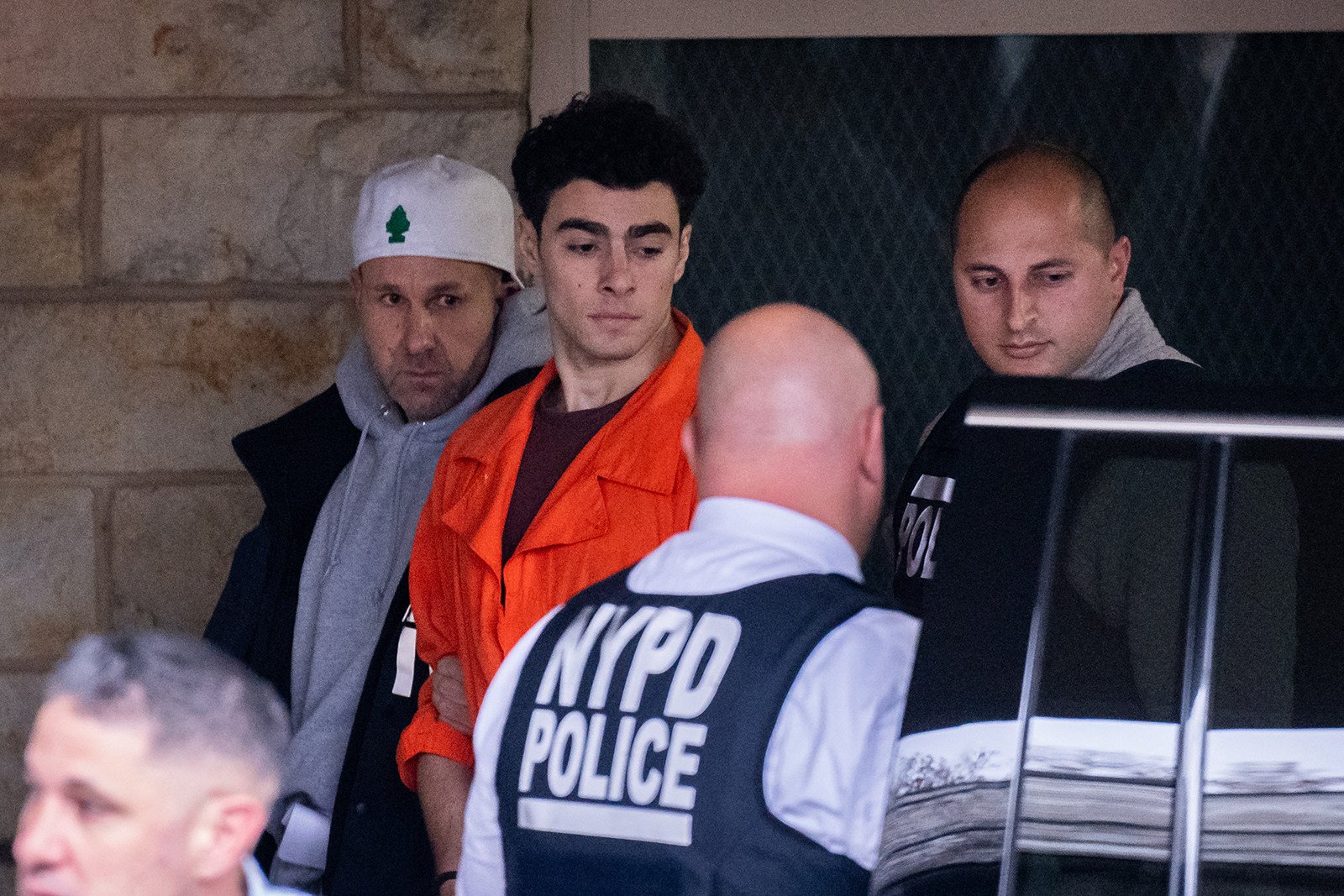 Luigi Mangione leaves the Blair County Courthouse in Hollidaysburg, Pennsylvania, in December 2024. Photo: TNS