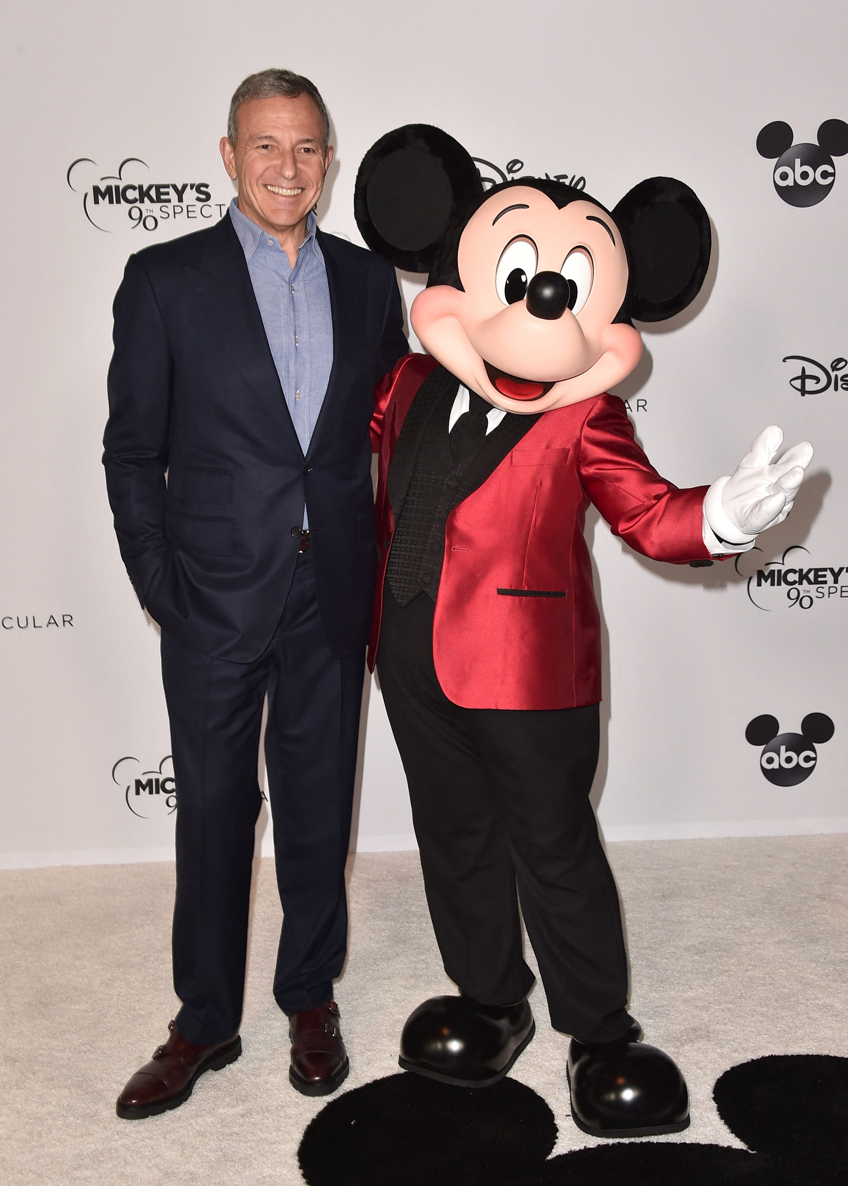 Bob Iger celebrates the 90th anniversary of Mickey Mouse’s creation in Los Angeles in 2018. The 74-year-old Disney CEO will soon step down for the second time after his successor, Bob Chapek, did not work out. Photo: Getty Images via AFP