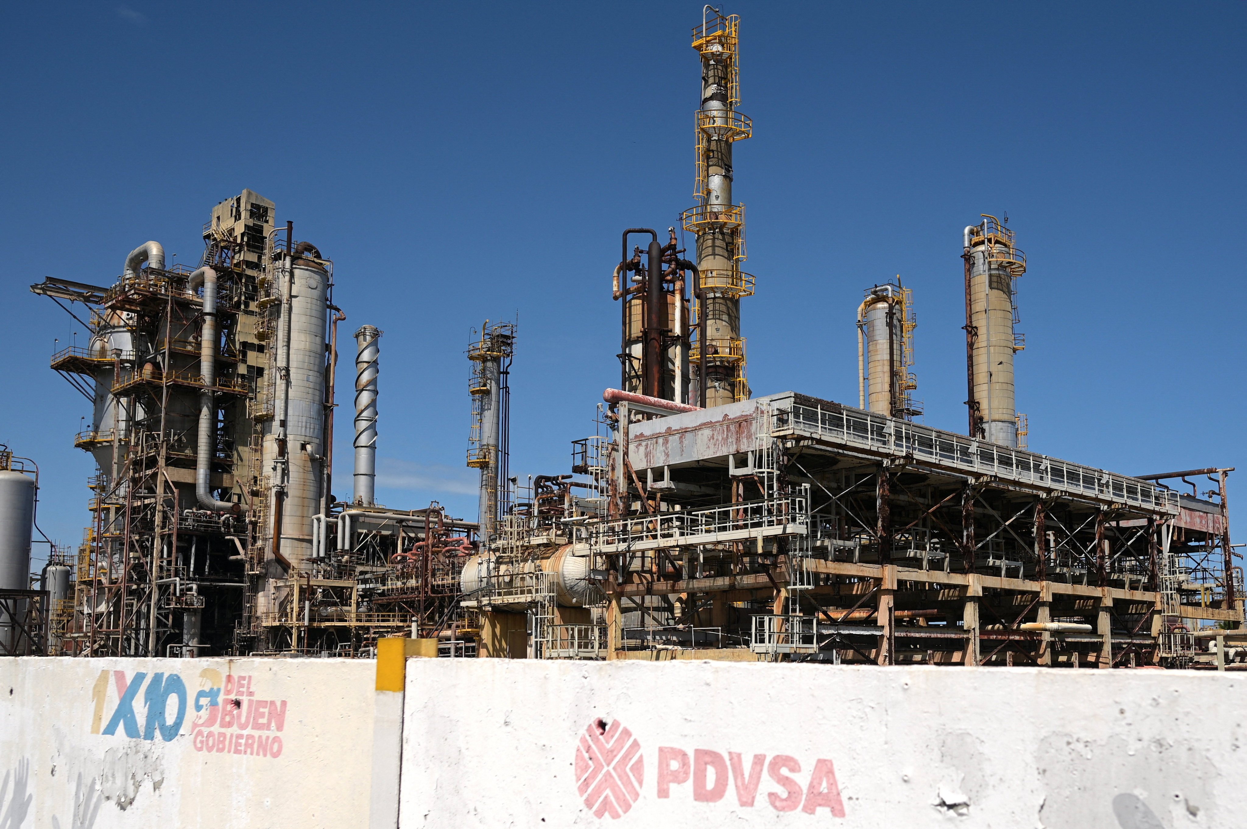 State oil company PDVSA’s El Palito refinery is seen in Puerto Cabello, Venezuela, on January. Photo: Reuters