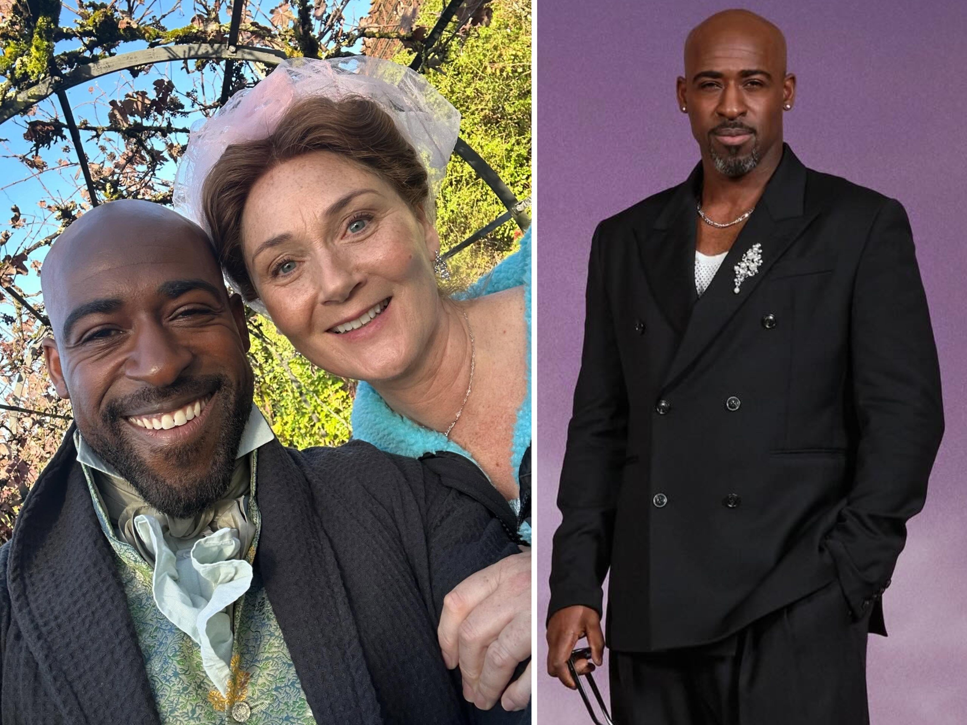 Daniel Francis plays Lord Marcus Anderson, the love interest of Ruth Gemmell’s character, Violet Bridgerton, on Bridgerton. Photo: @therealdanielfrancis/Instagram