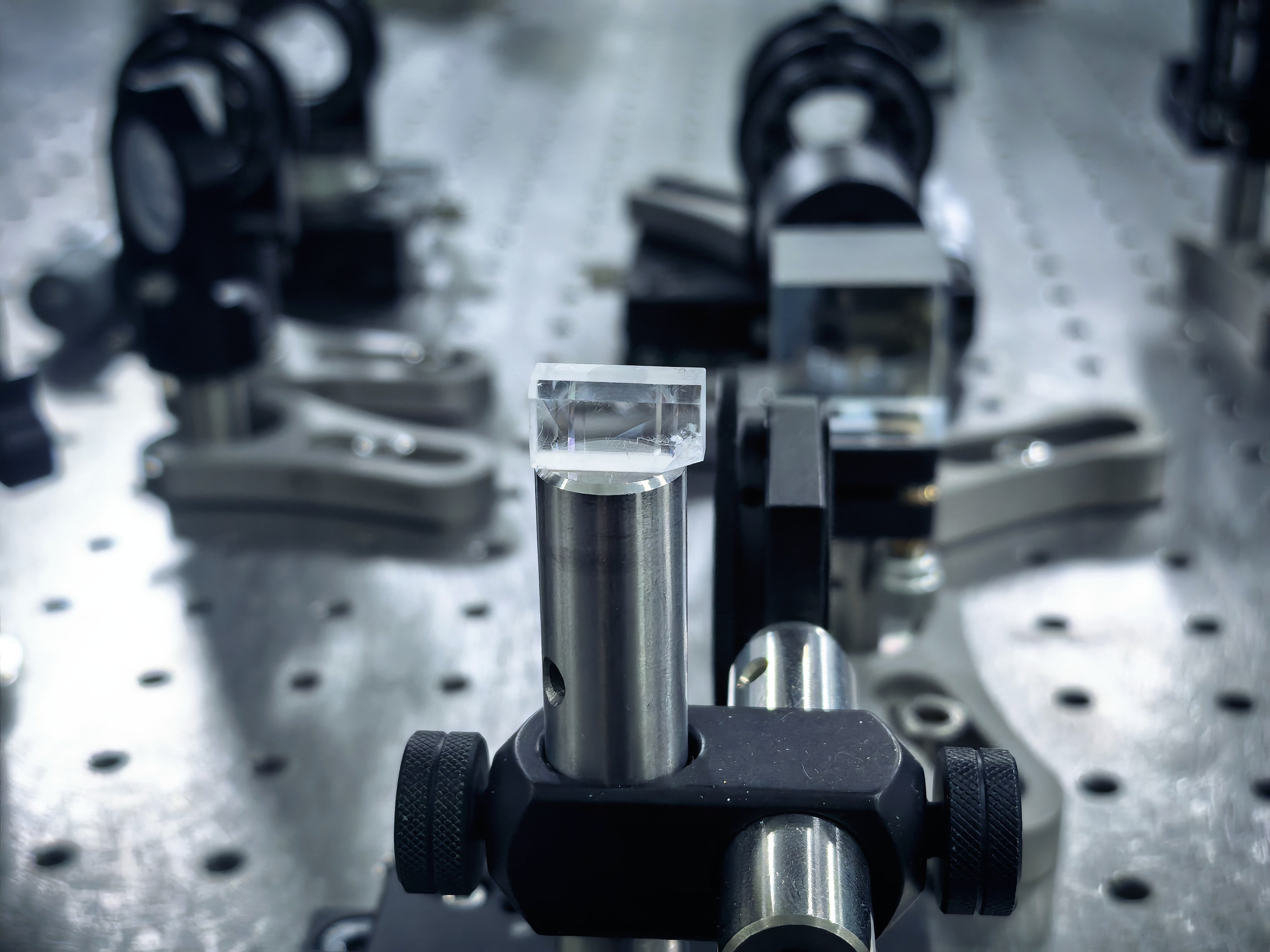 The ammonium fluorooxoborate (ABF) crystal is at the heart of a breakthrough by Chinese scientists who say they have attained the shortest wavelength of a laser beam generated from a crystal. Photo: Handout