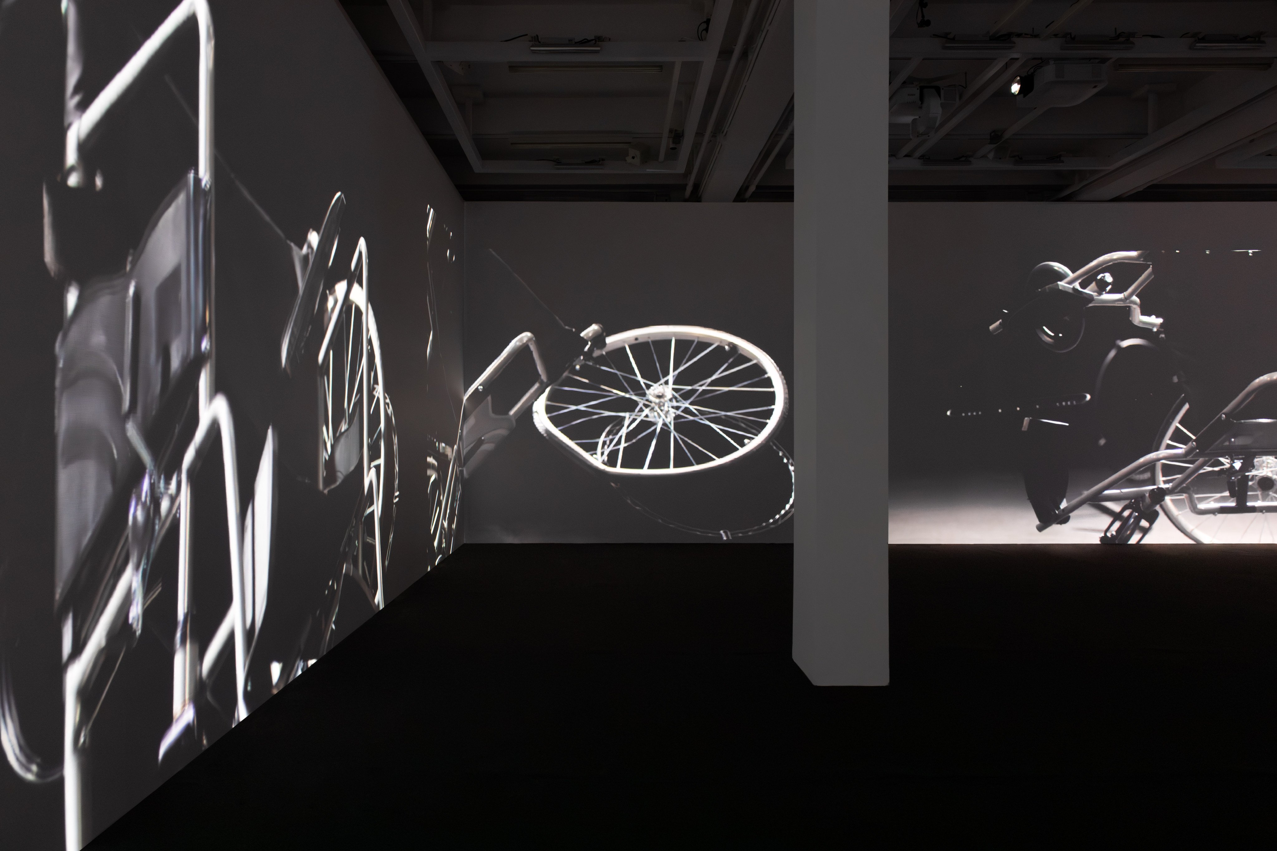 An exhibition view of “DigiRadiance - Zhang Peili: A Day”, at the F Hall Studio at Hong Kong’s Tai Kwun heritage and arts centre. Photo: Michael Yu / courtesy of Tai Kwun Contemporary