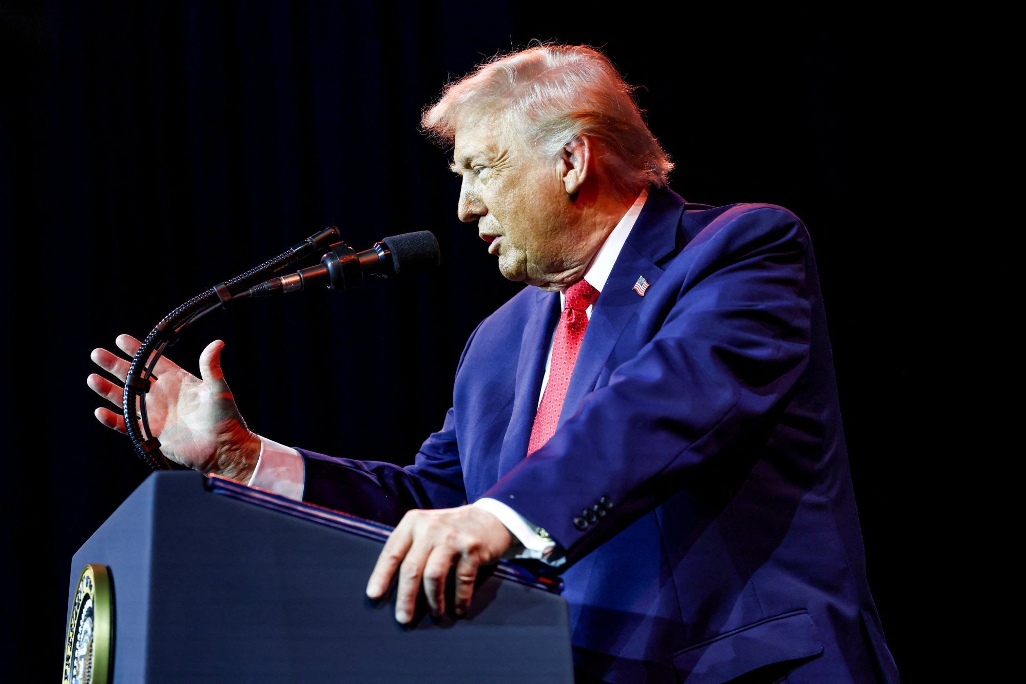 US President Donald Trump’s military spending is set to reach US$1.5 trillion next year. Photo: Reuters