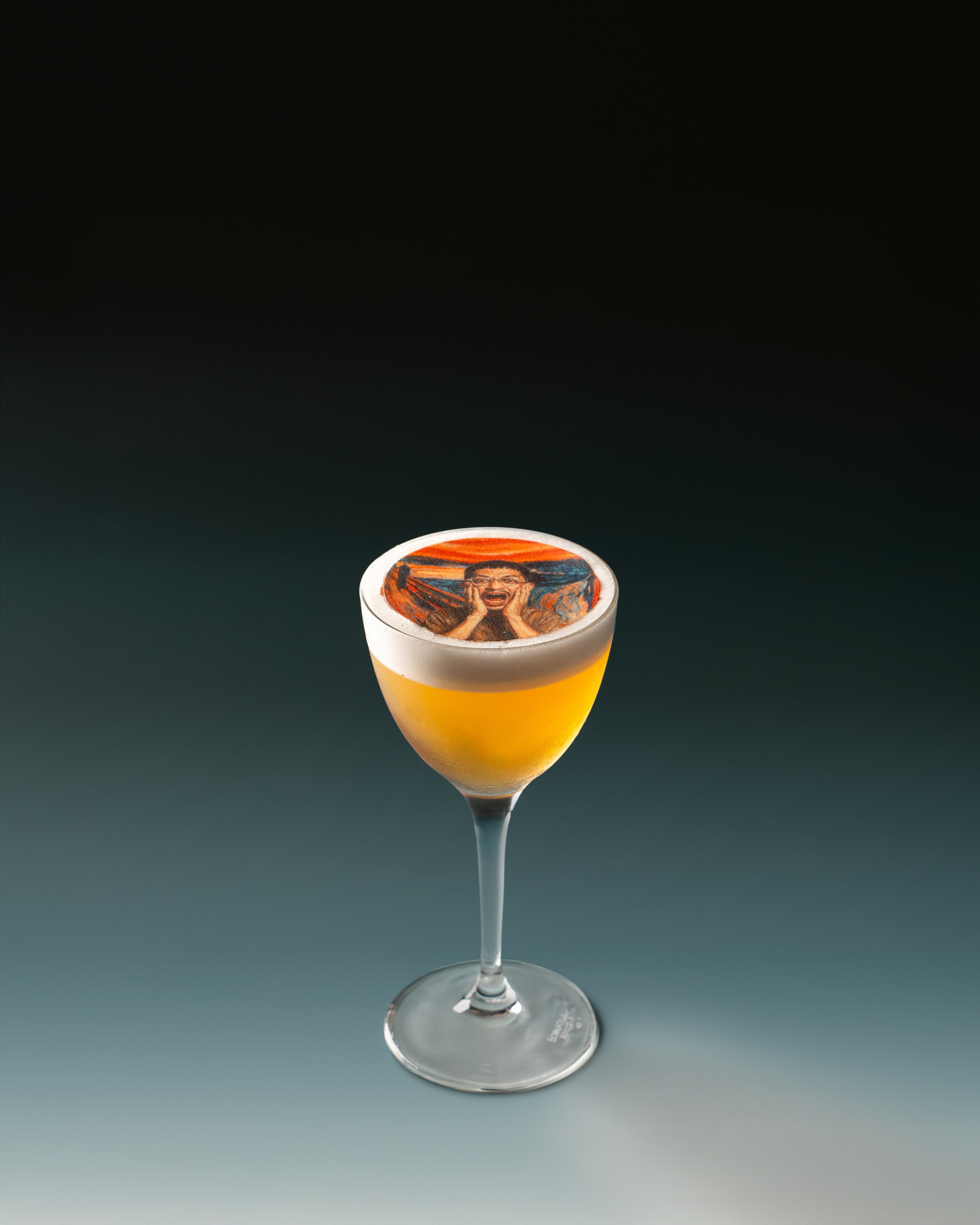 The Scream from Dead Poets’ Liquid Gallery v4: Dead Painters menu in Hong Kong, inspired by the Edvard Munch artwork of the same name. Photo: Handout