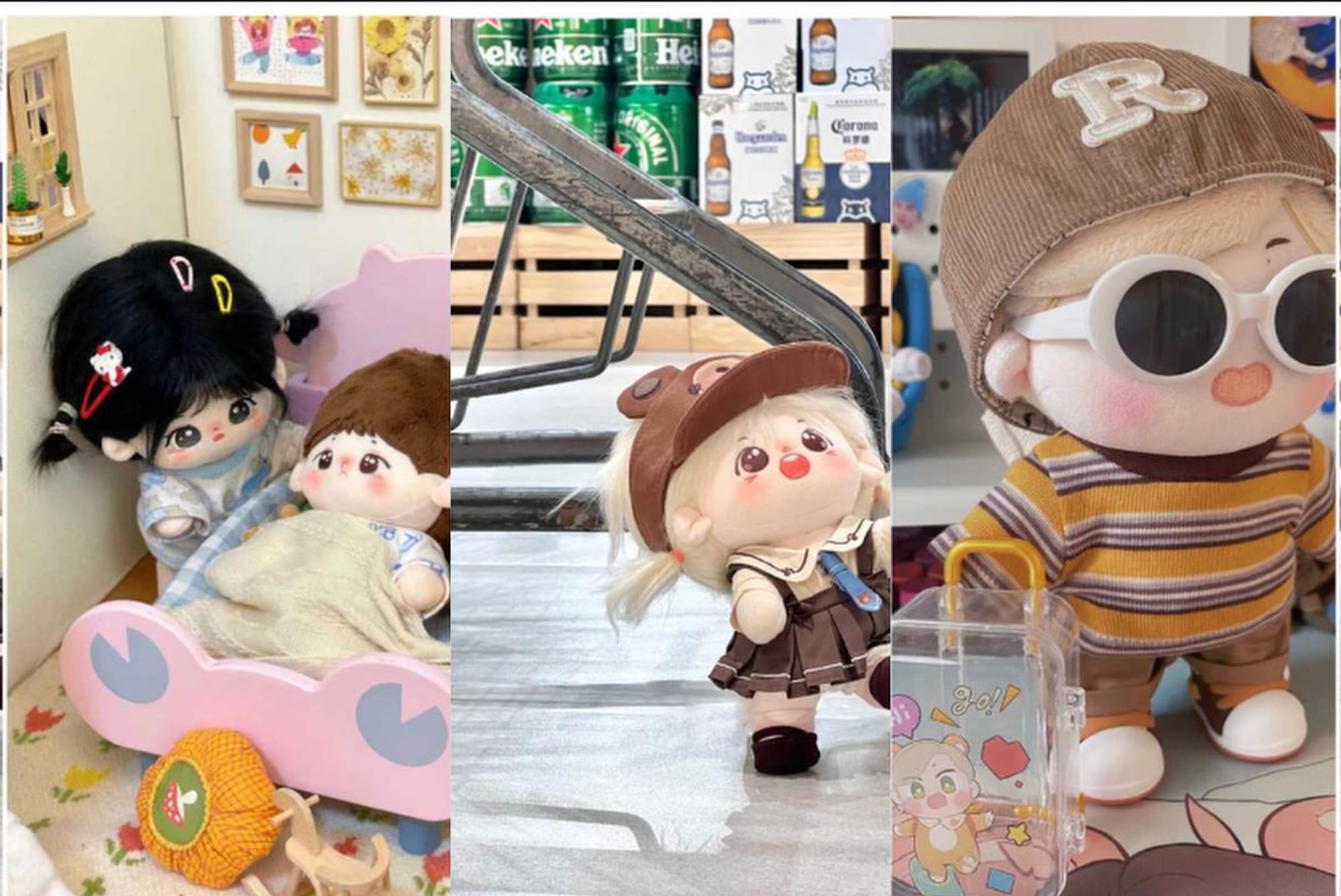Some beloved dolls are photographed in different “real” situations. Photo: RedNote Some beloved dolls are photographed in different “real” situations. Photo: RedNote