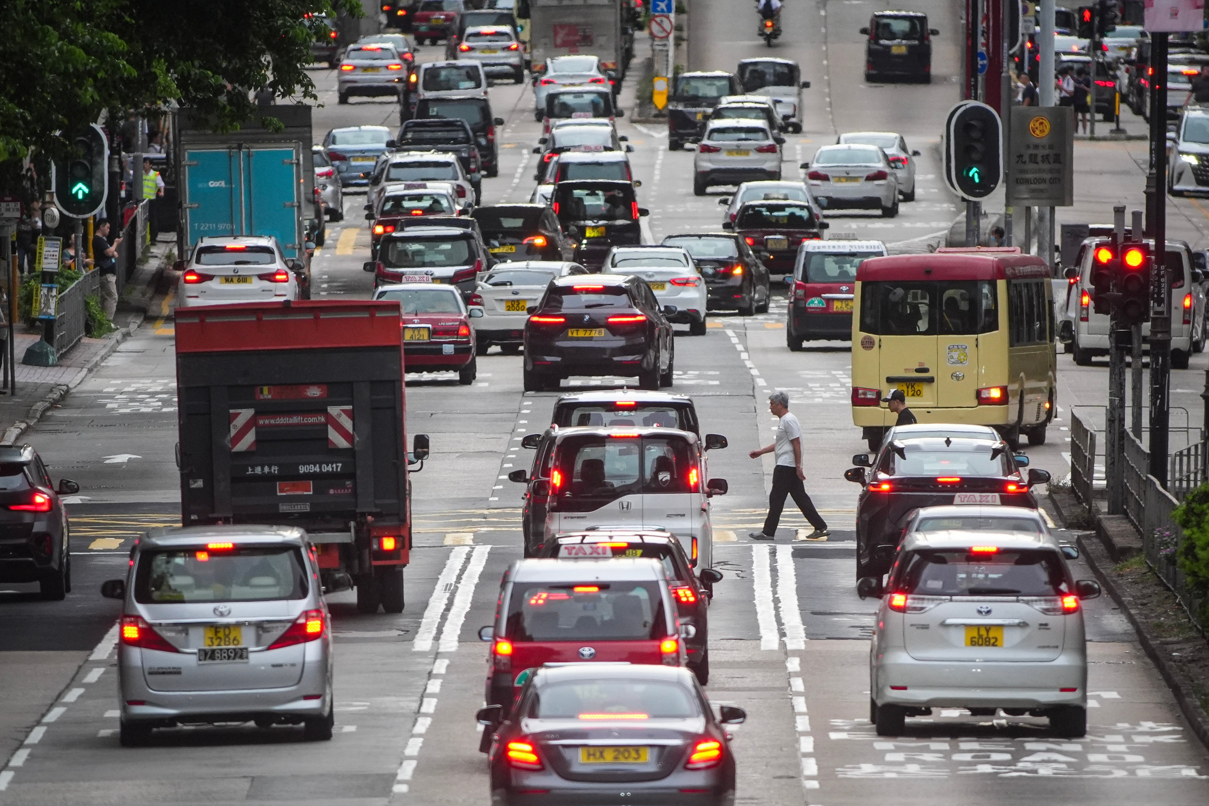 Traffic on Prince Edward Road in May 2025. Photo: Eugene Lee