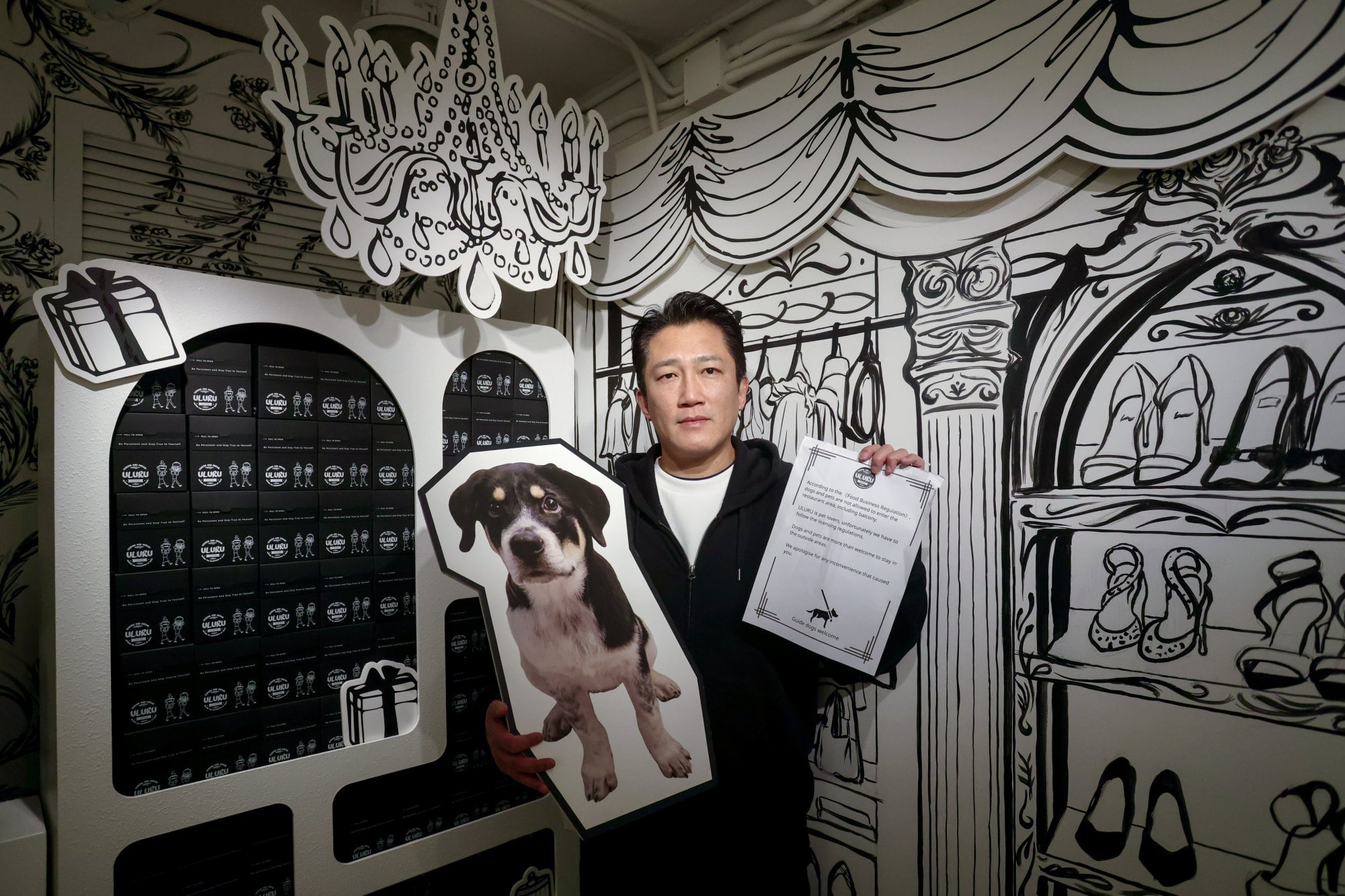 Ricky Tam, owner of Uluru Cafe in Wan Chai. Photo: Jonathan Wong