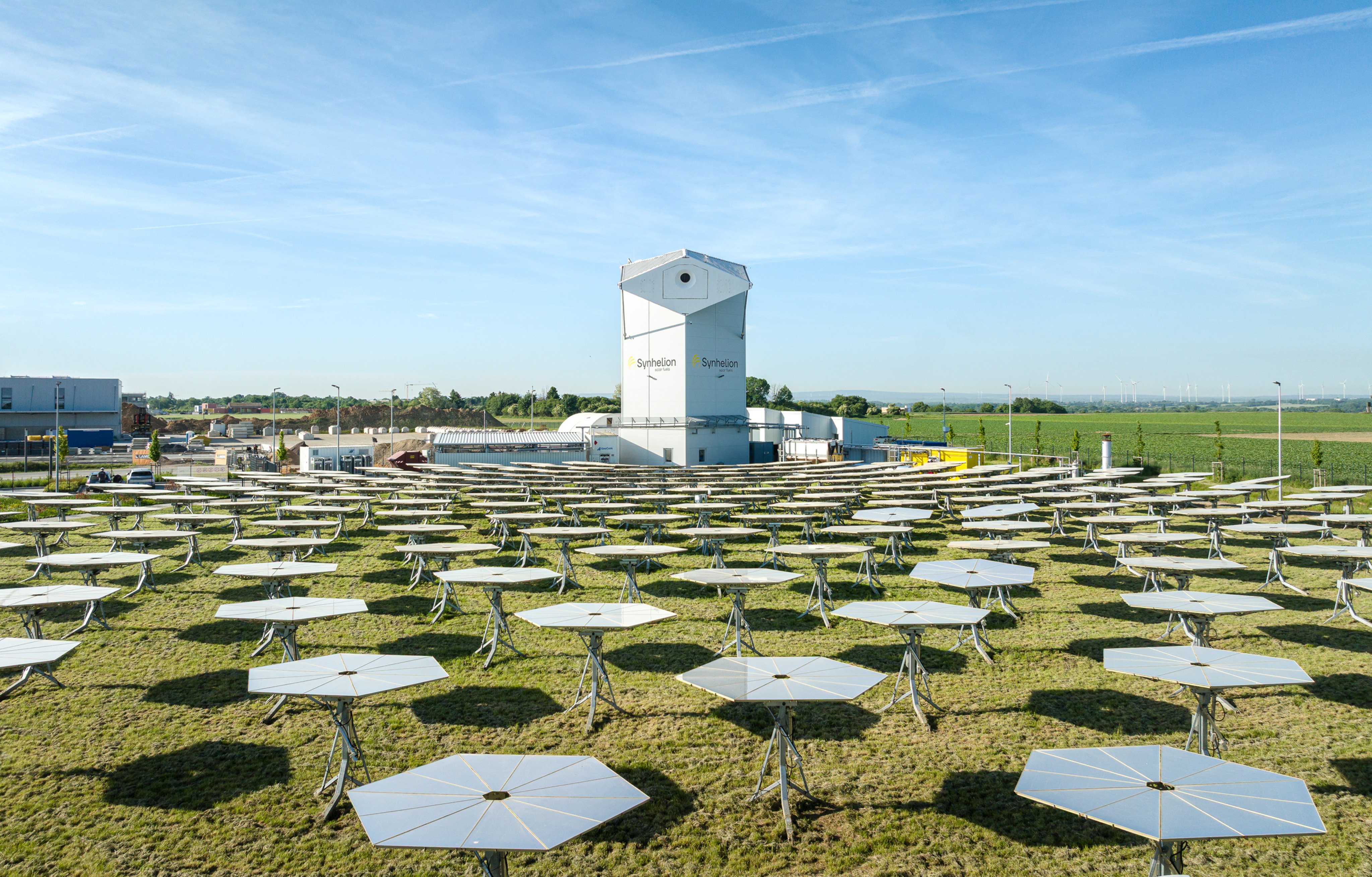 Swiss firm Synhelion set up the world’s first industrial-scale solar fuel plant. Photo: Handout