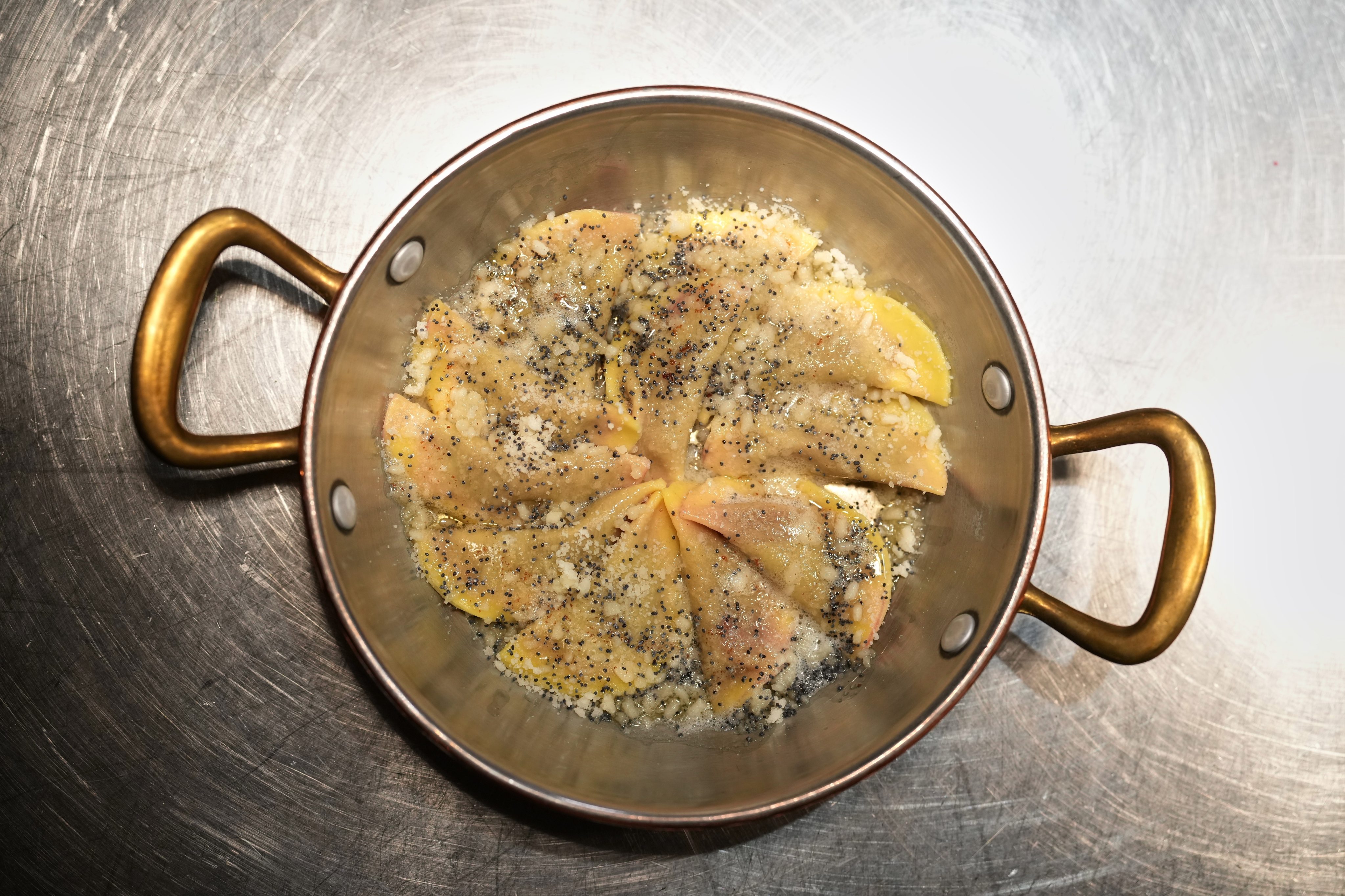 The ravioli dish Casunziei is a signature from Winter Olympics co-host Cortina D’Ampezzo, a town in the Veneto region of Italy. Photo: AP